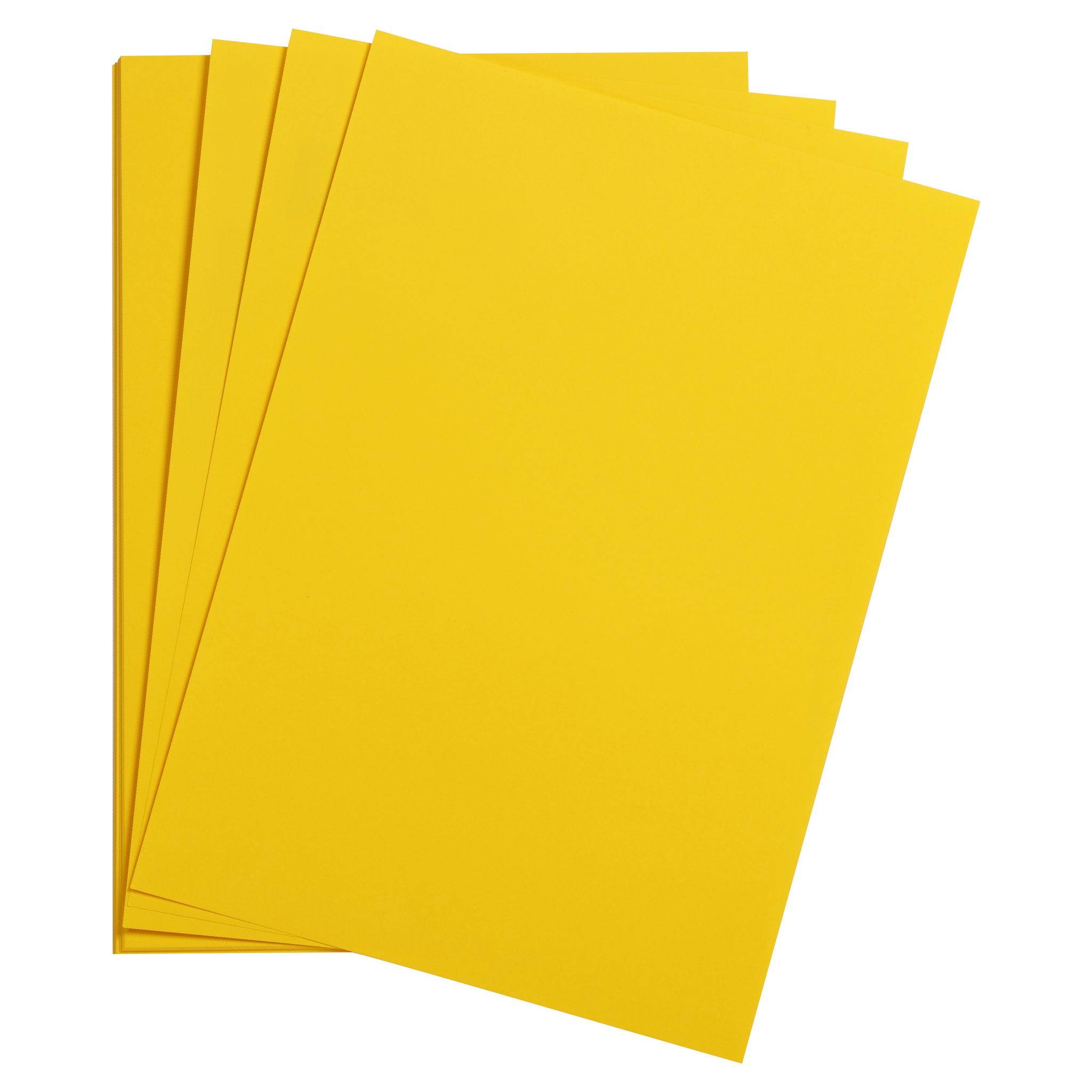 Clairefontaine Maya Bastelkarton 50x70cm 185g 25 Bogen - Sonnengelb 975453C