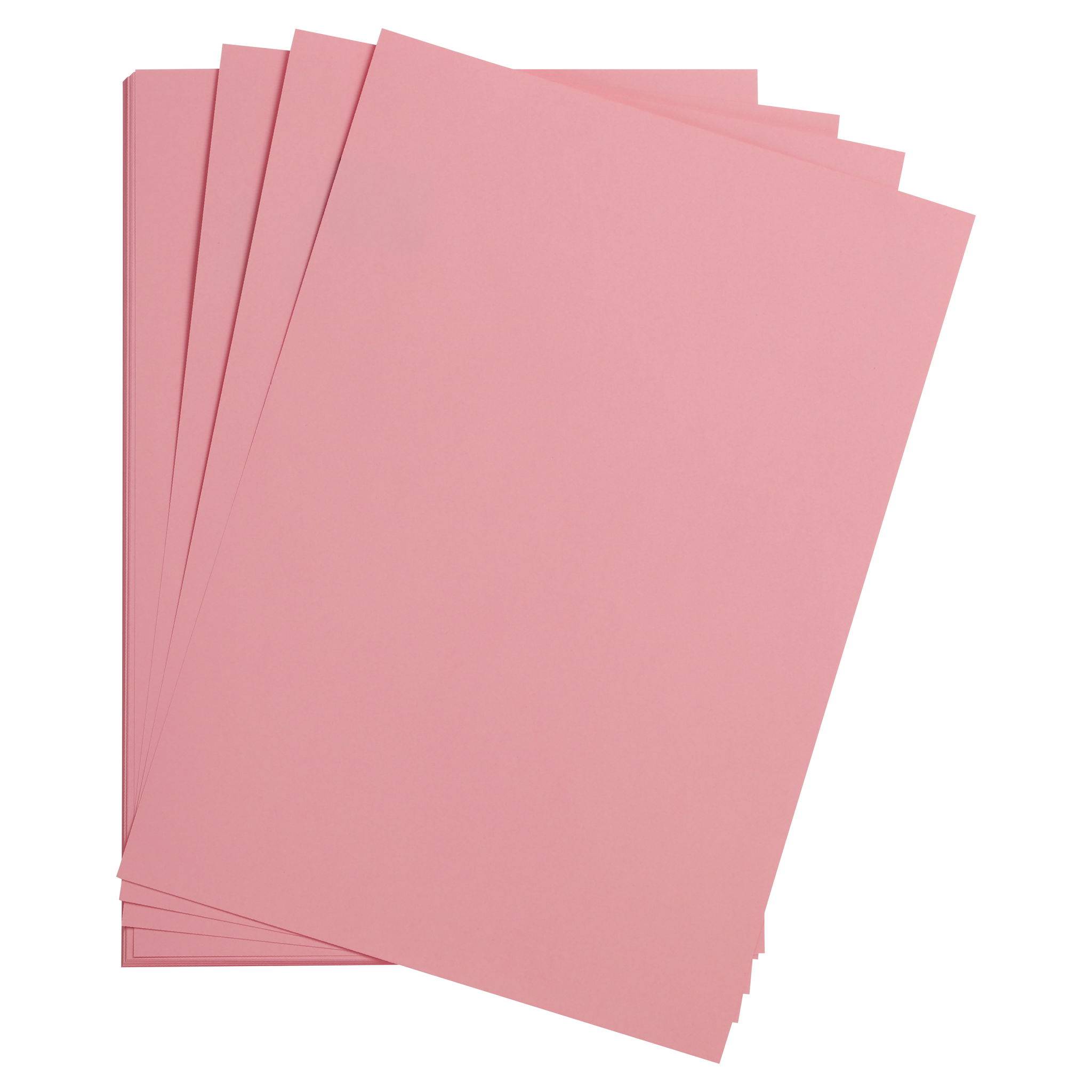 Bastelkarton Maya 185g/qm A3 VE=25 Blatt hellrosa