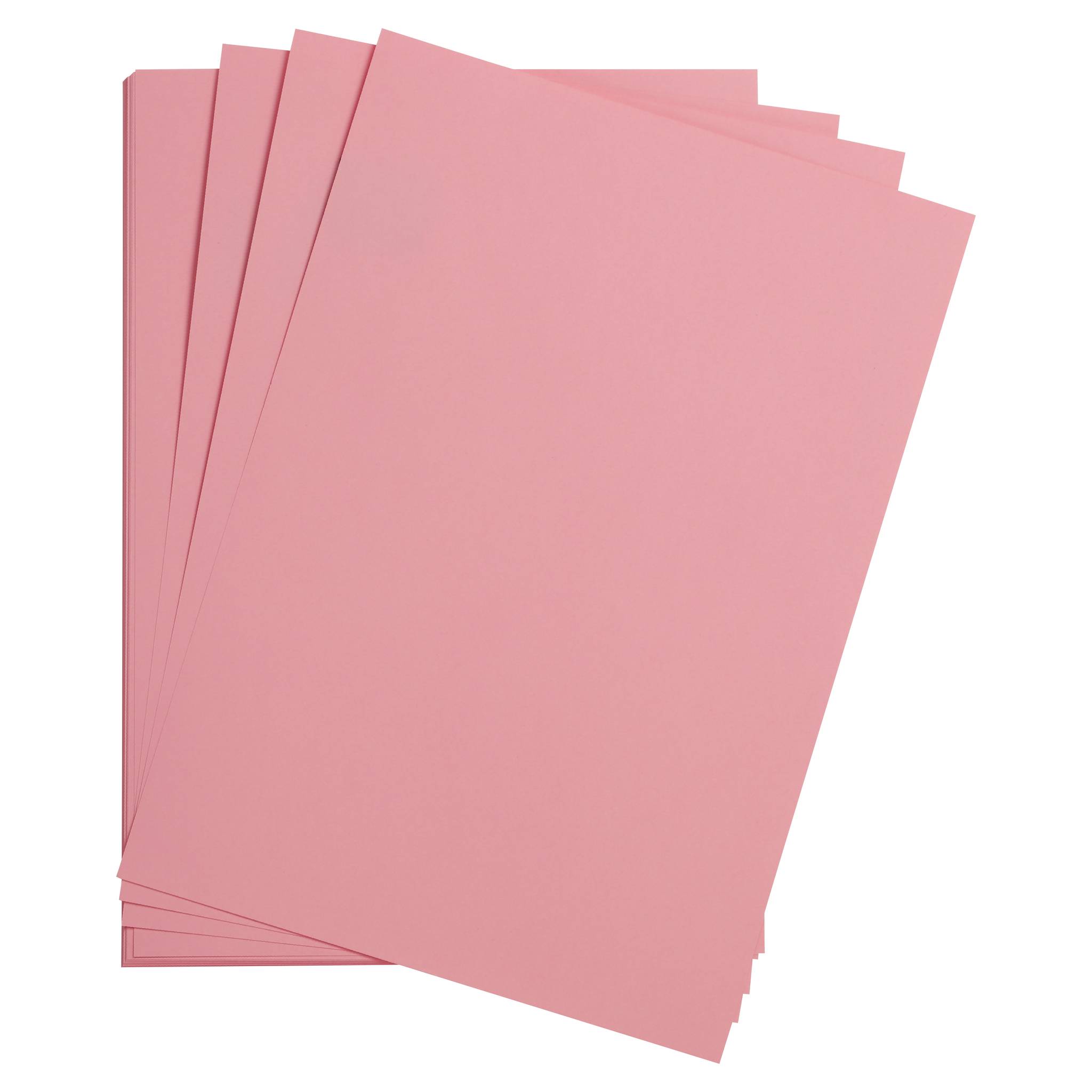 Clairefontaine Maya Fotokarton 50x70cm 270g 125 Bogen - Hellrosa 397265C