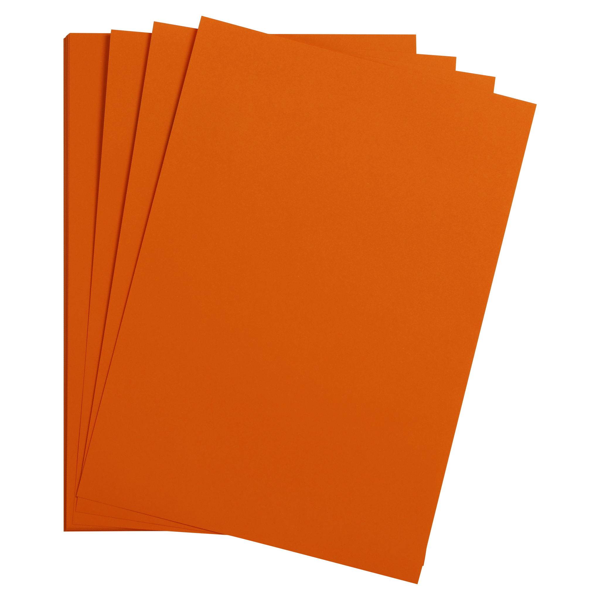 Clairefontaine Maya Fotokarton 50x70cm 270g 125 Bogen - Orange 397255C