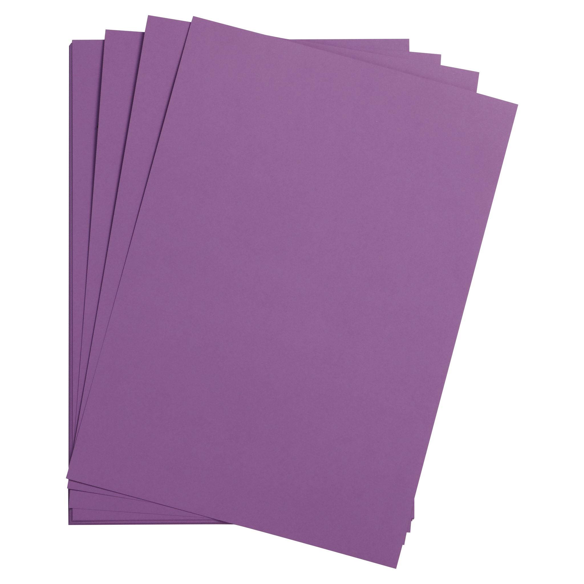 Clairefontaine Maya Bastelkarton A2 185g 25 Bogen - Violett 975559C