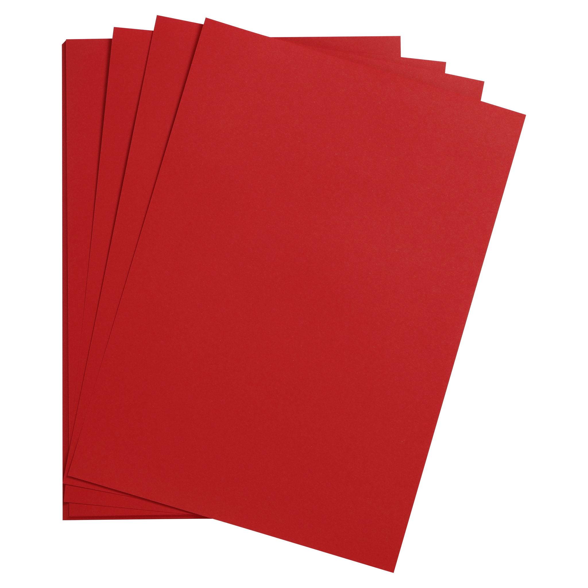 Clairefontaine Maya Fotokarton A4 270g 25 Bogen - Mohnrot| 97402C