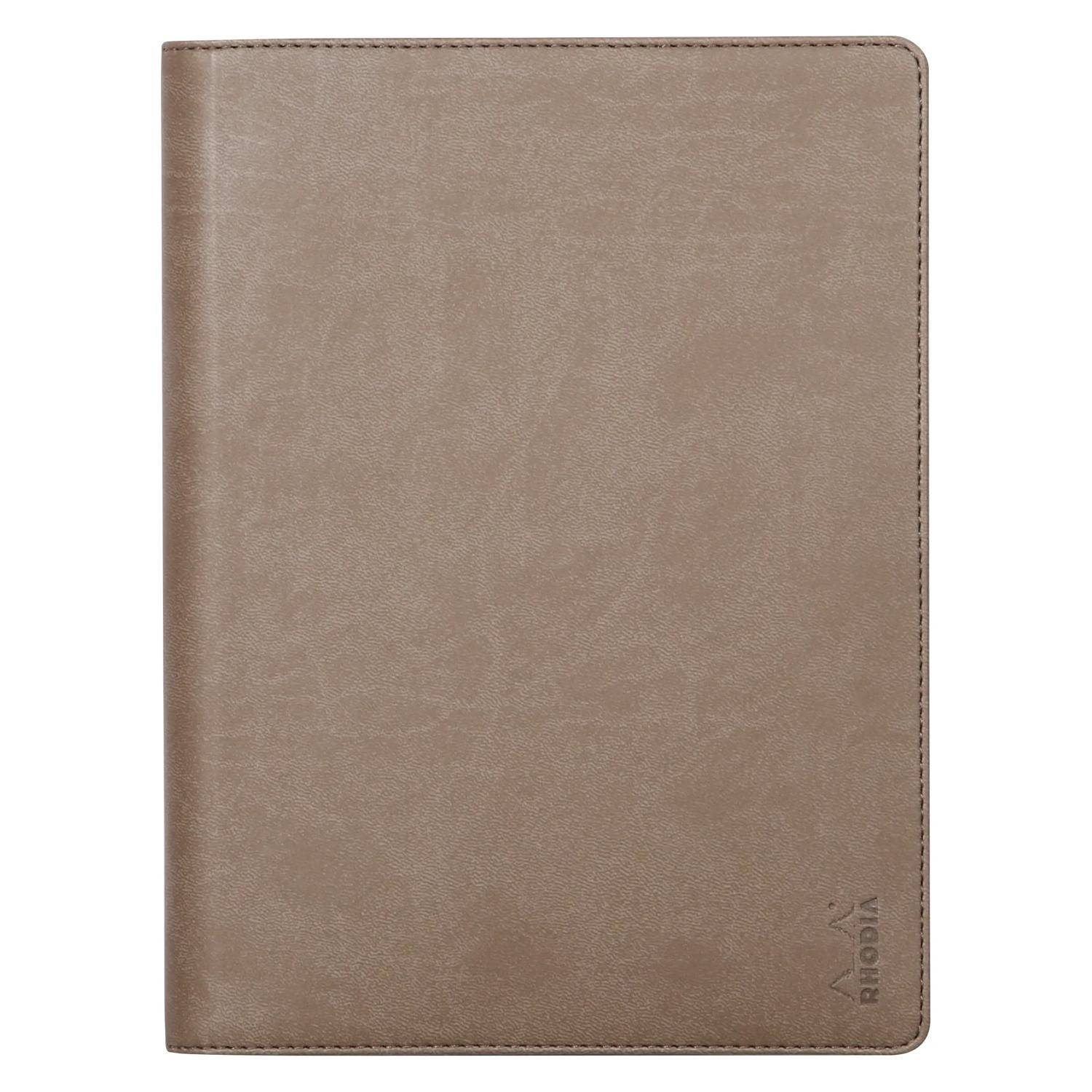 Rhodia Mappe für Block oder Notizheft A5, N°16 17,5x23,5 cm Taupe 216002C