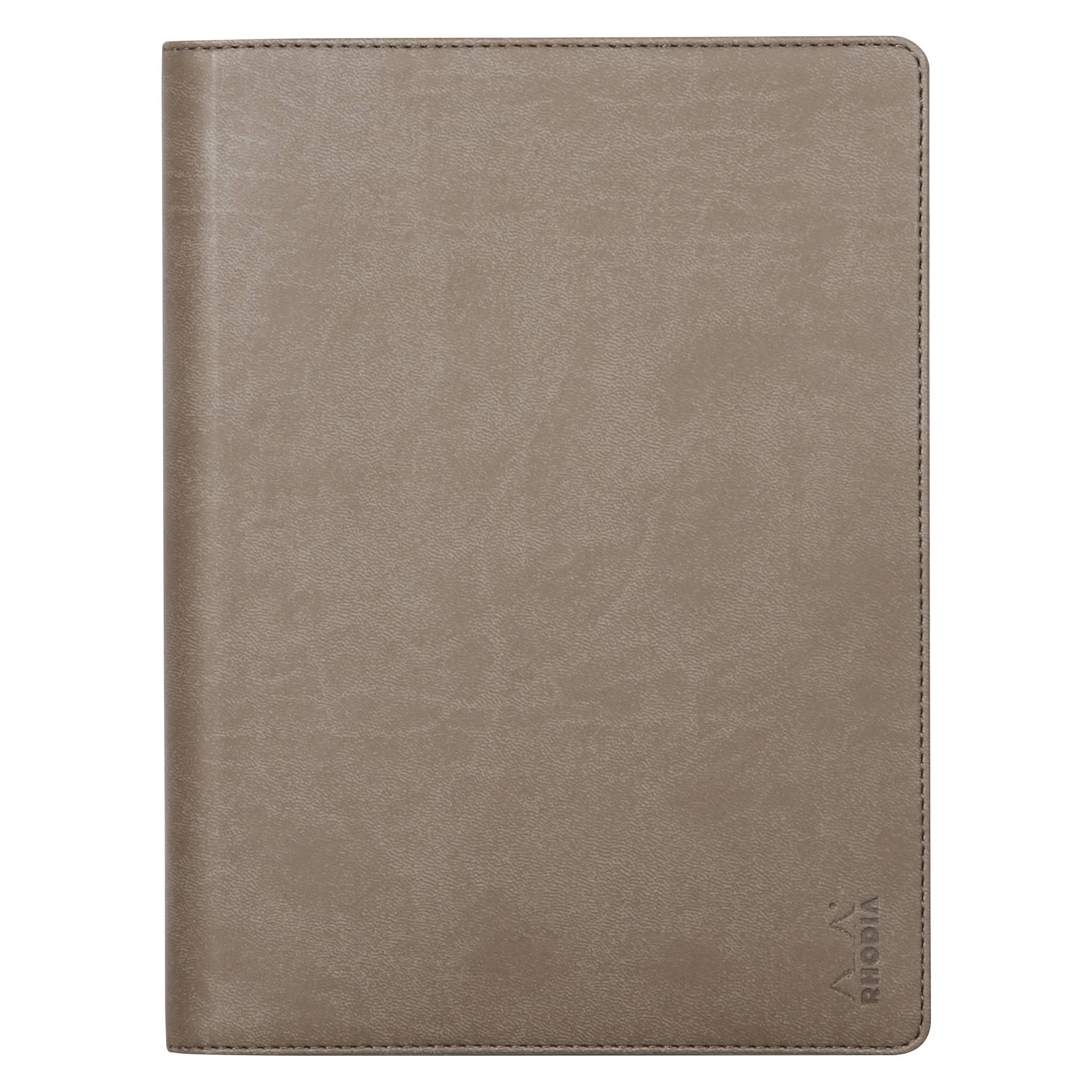 Rhodia Mappe für Block oder Notizheft A5, N°16 17,5x23,5 cm Taupe 216002C
