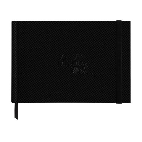 Rhodia Touch, Watercolor Book, 100% Hadern 300g, 20 Bl, A5 Quer Schwarz 116137C