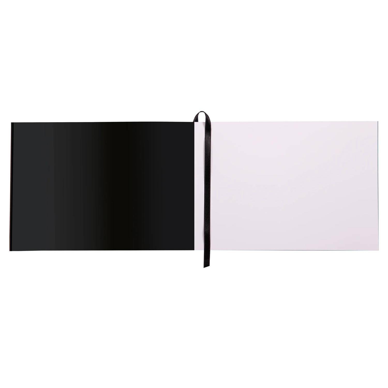 Rhodia Touch, Watercolor Book, 100% Hadern 300g, 20 Bl, A5 Quer Schwarz 116137C