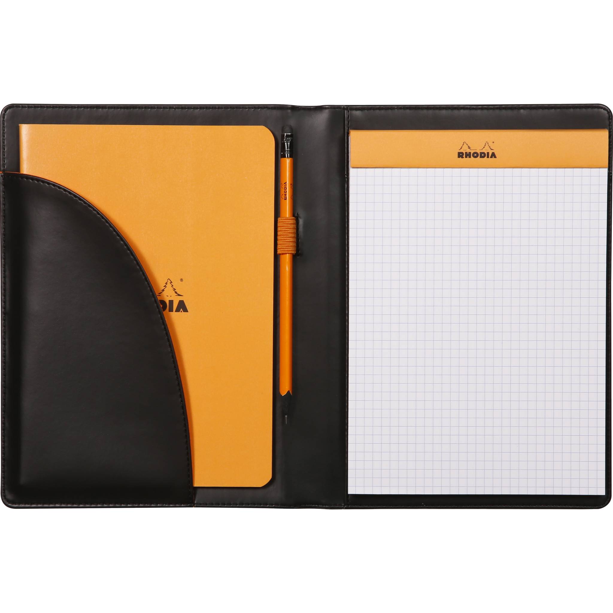 Rhodia Mappe für Block oder Notizheft A5, N°16 17,5x23,5 cm Schwarz 216001C