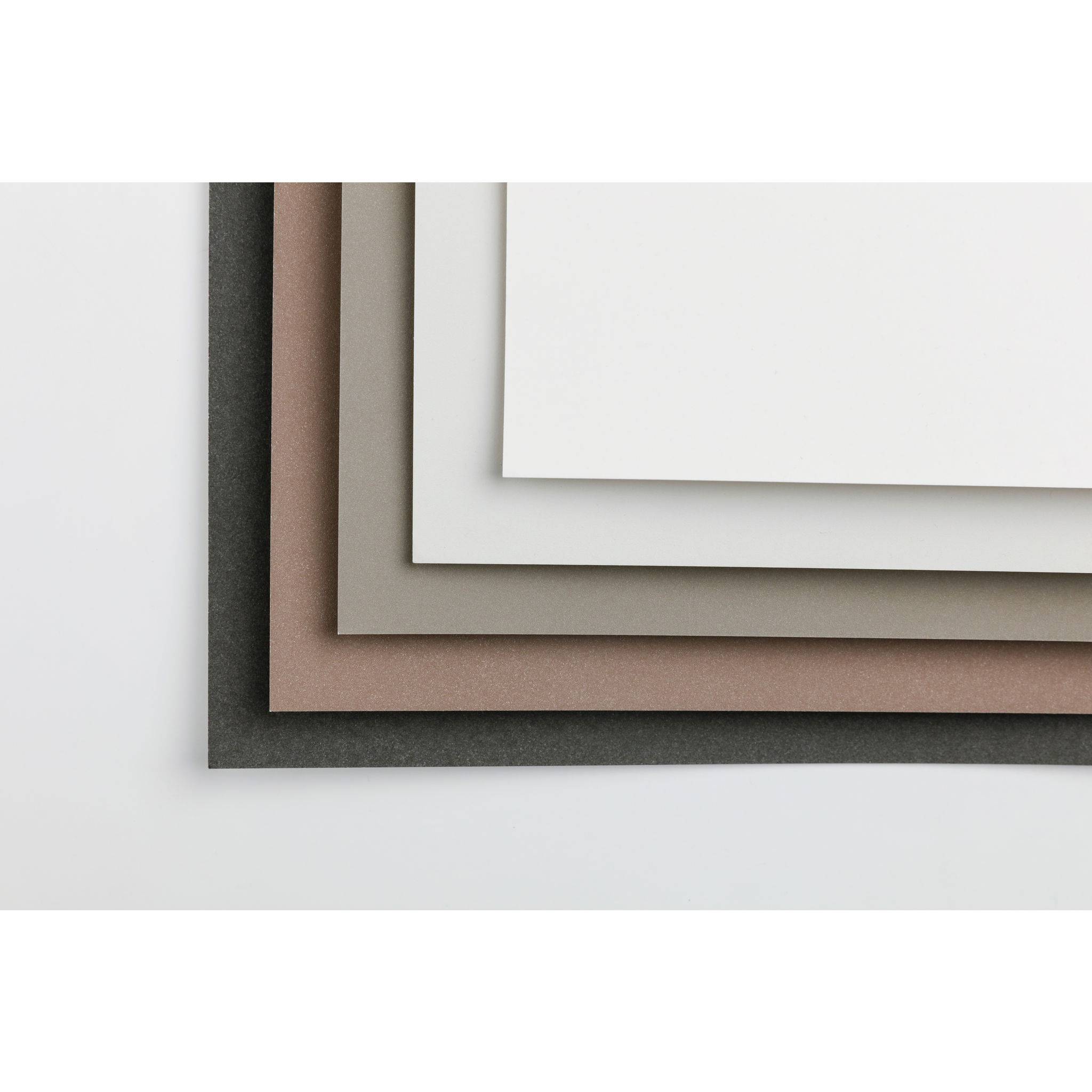 Clairefontaine Pastelmat 50x70 5Bl 360g 5F sort - 96051C