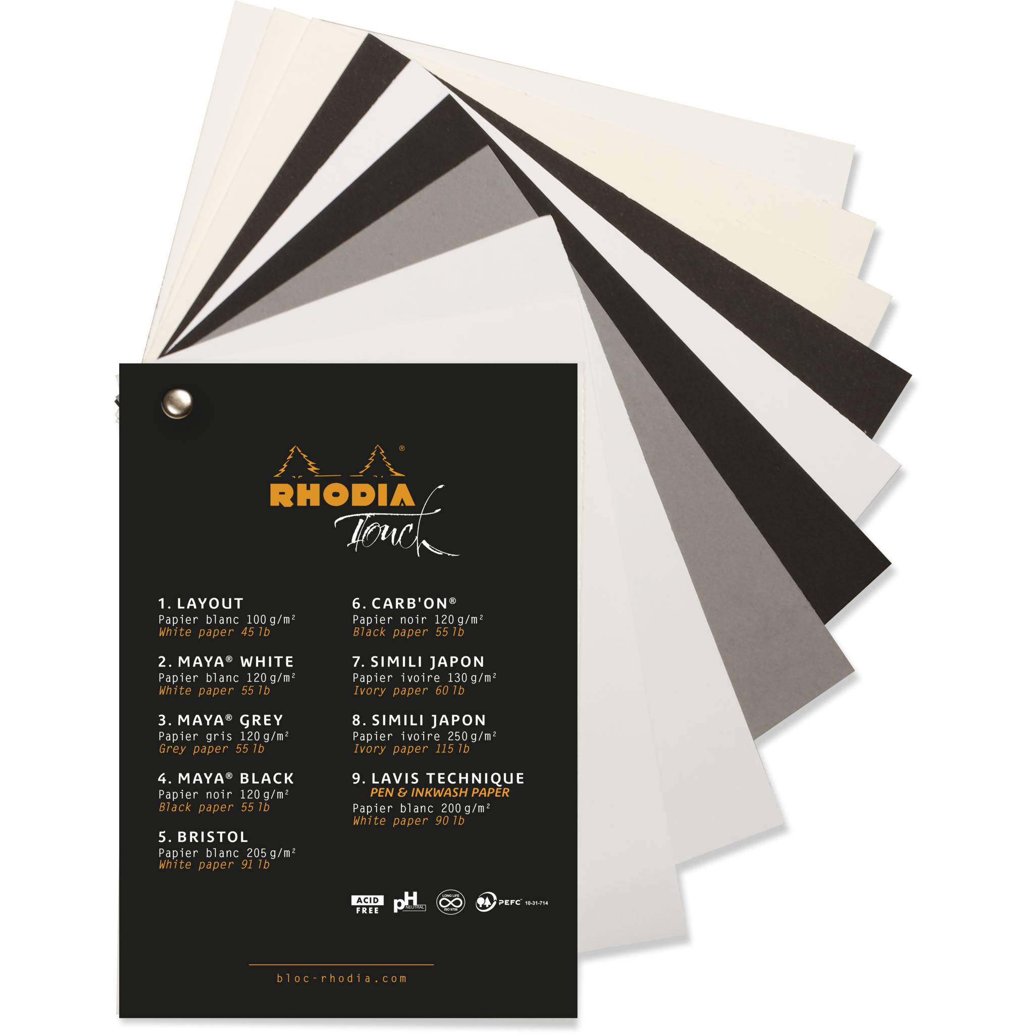 Rhodia Rhodia Touch Farbfächer 15,5 x 20 x 15,5 cm RCDIVERS36