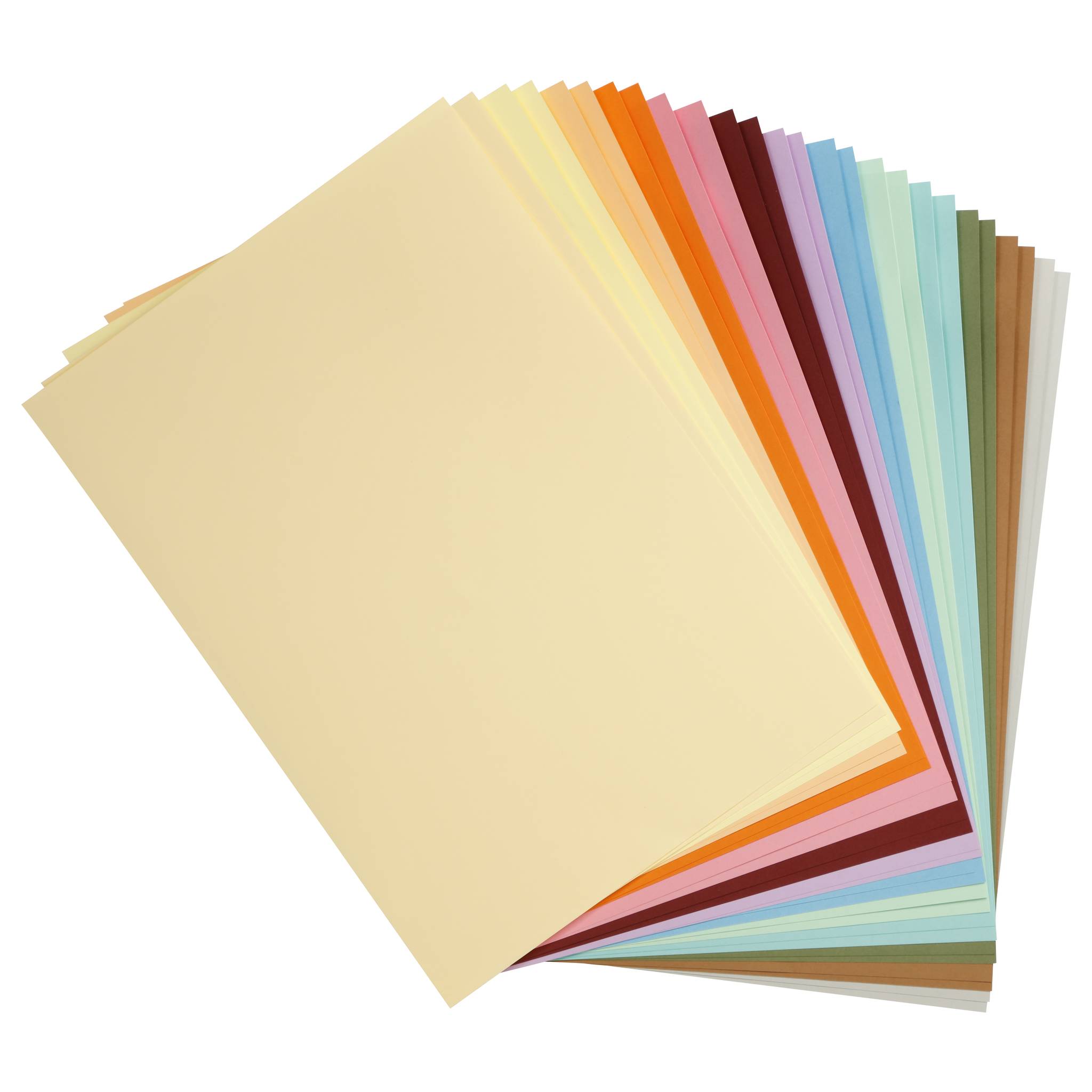 Clairefontaine Maya Bastelkarton A4 185g 2x14 Bogen sortiert 975299C