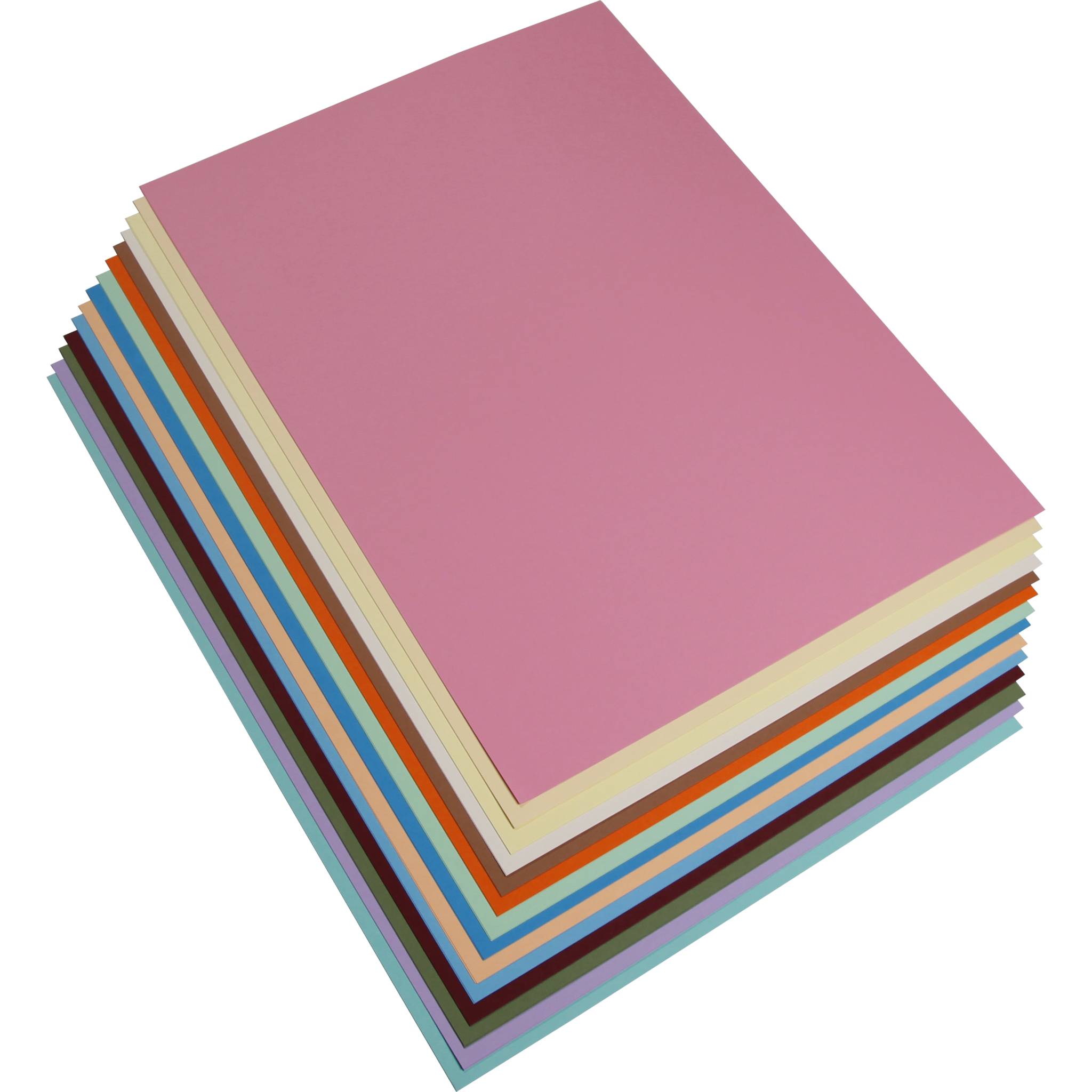 Clairefontaine Fotokarton 50x70cm 270g 2x14 Bogen Pastellfarben sortiert 97299C