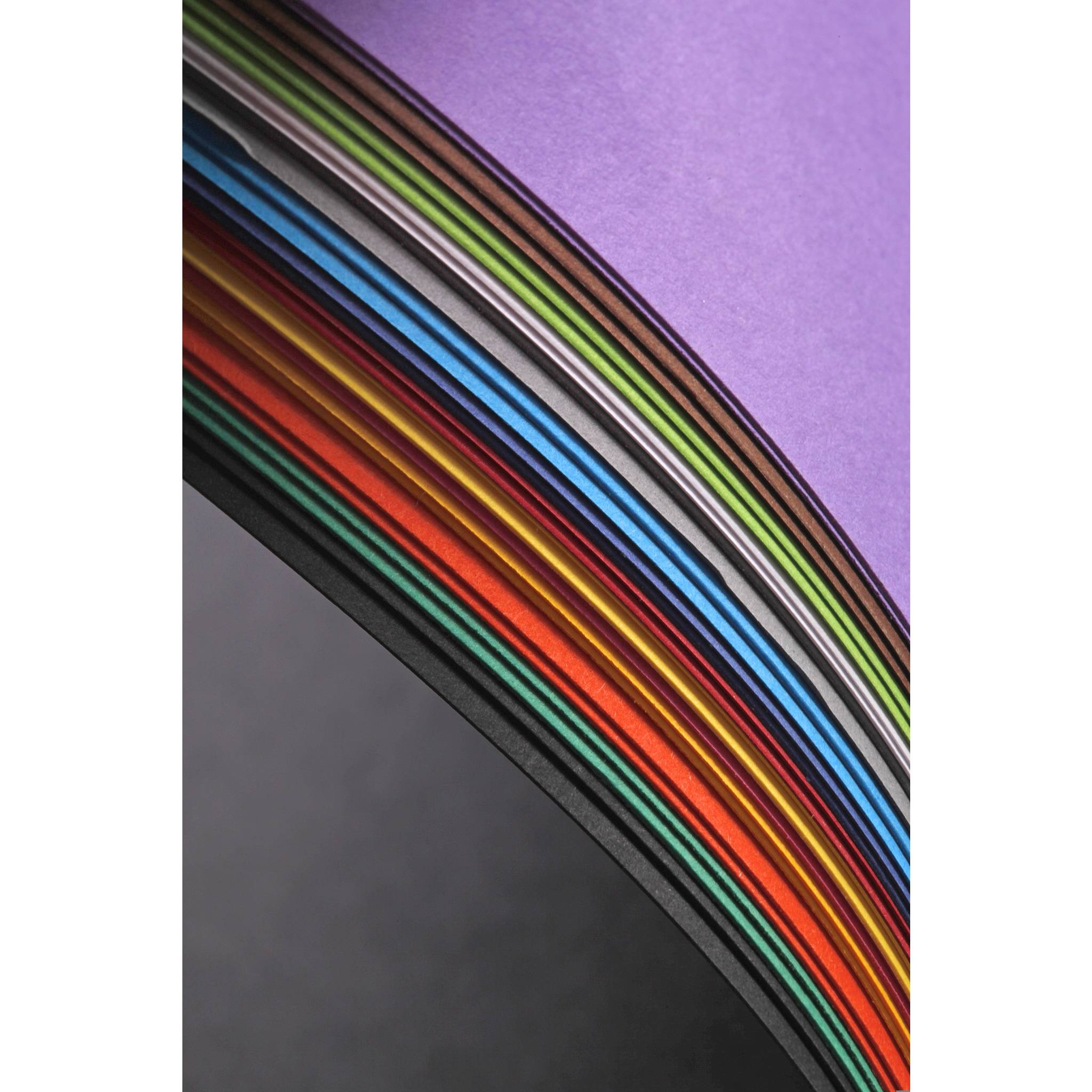 Clairefontaine Fotokarton 50x70cm 2x14 Bogen Lebendige Farben sortiert 97298C