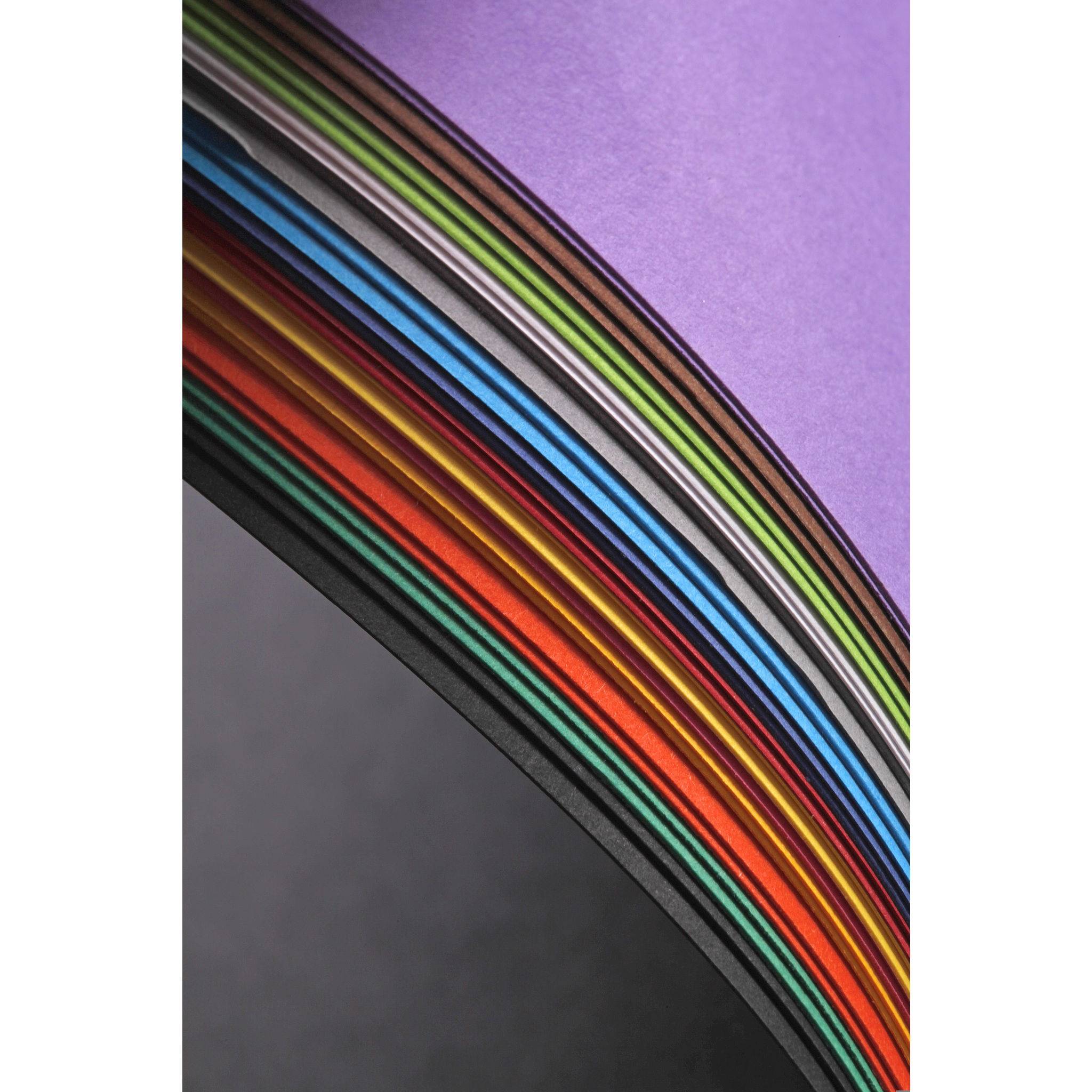 Clairefontaine Fotokarton 50x70cm 2x14 Bogen Lebendige Farben sortiert 97298C