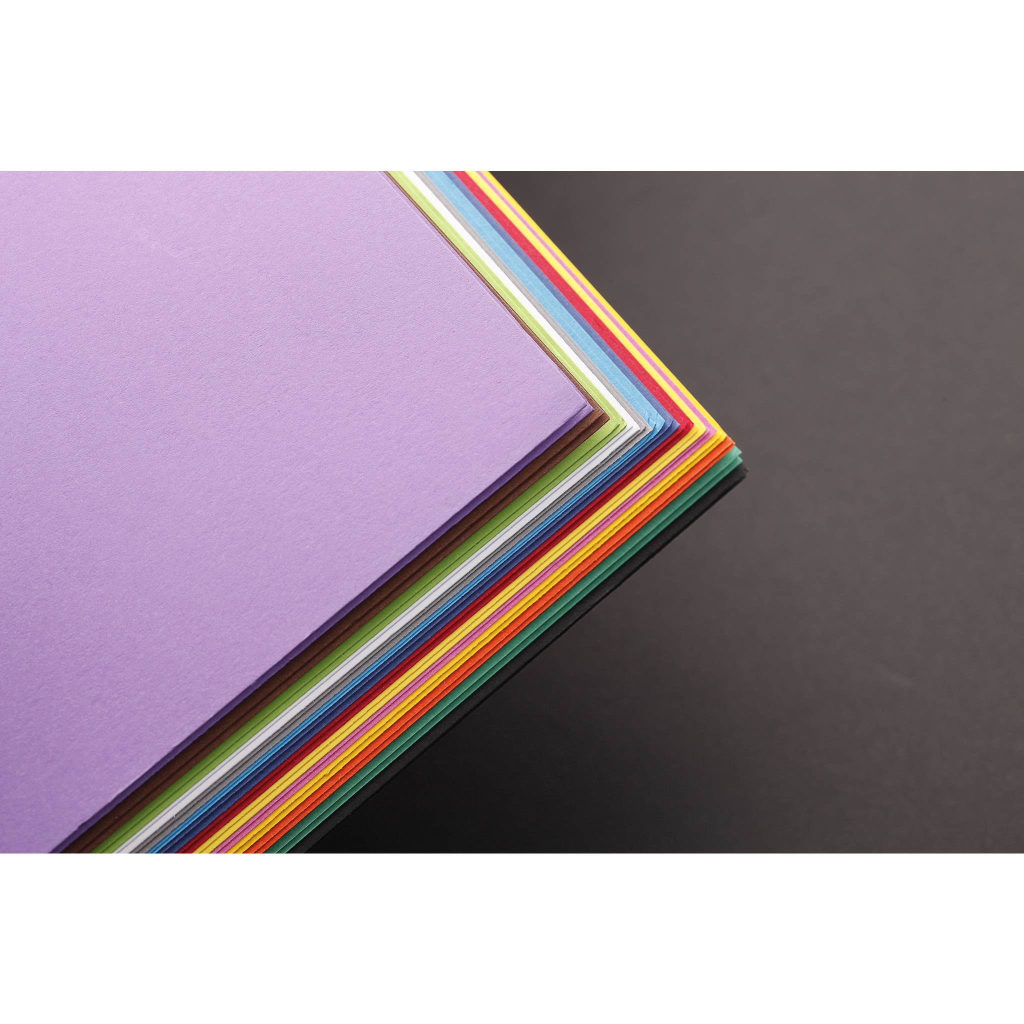 Clairefontaine Fotokarton 50x70cm 2x14 Bogen Lebendige Farben sortiert 97298C
