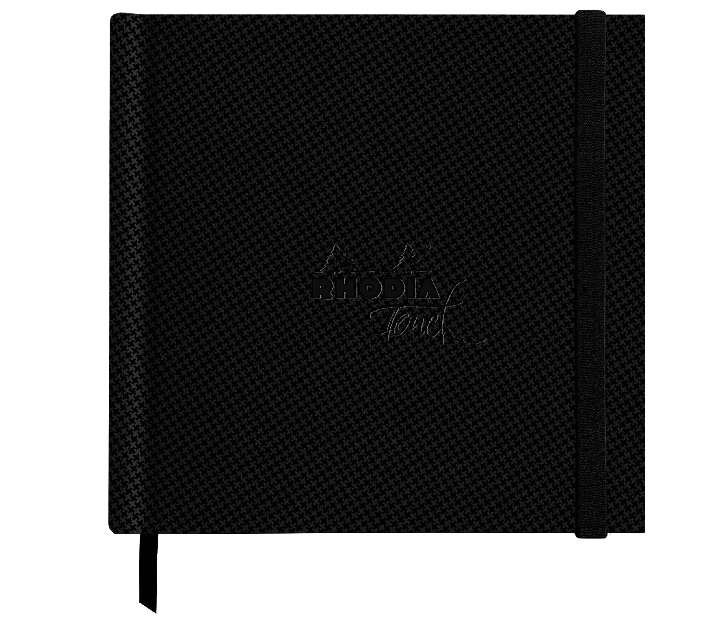Rhodia Touch, Watercolor Book, 100% Hadern 300g, 20 Bl, 15x15 cm Schwarz 116142C