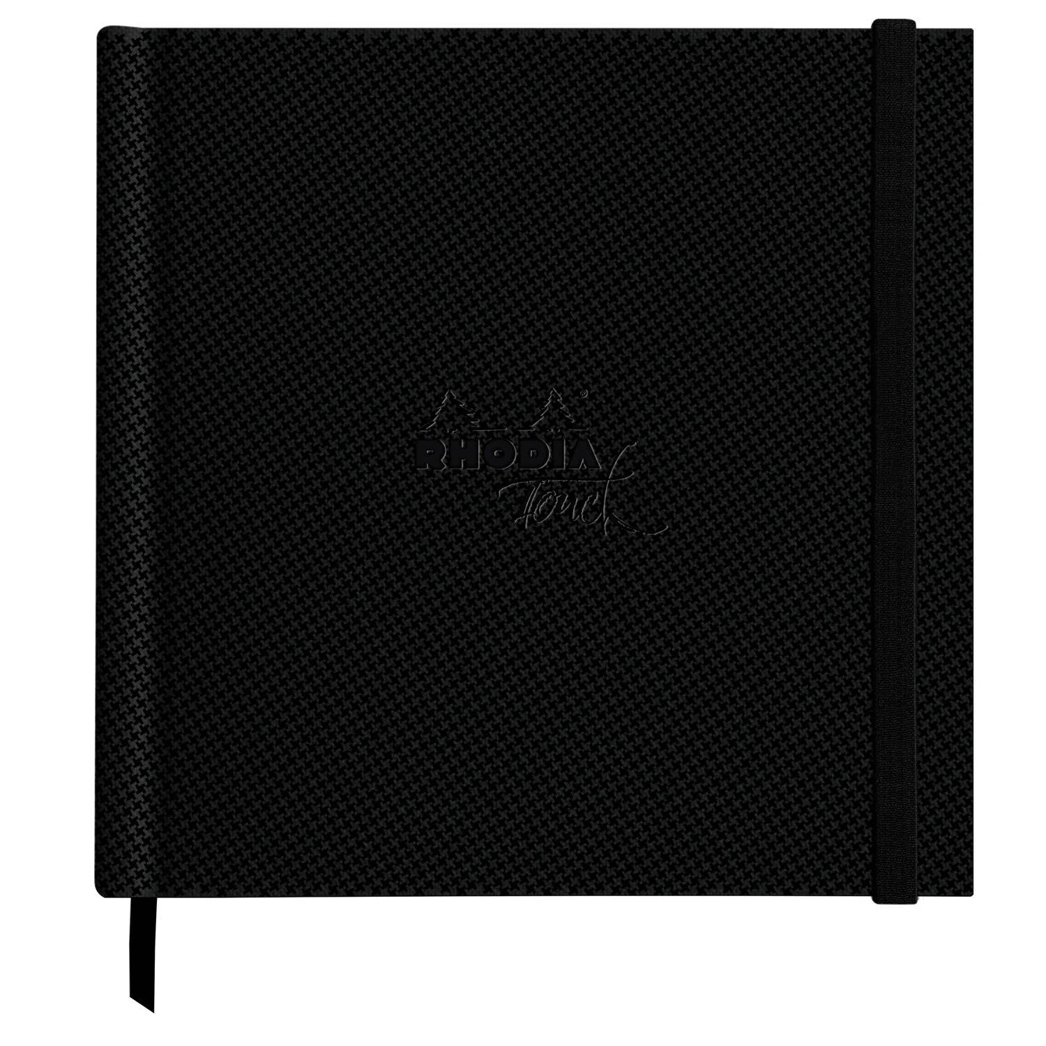 Rhodia Touch, Watercolor Book, 100% Hadern 300g, 20 Bl, 21x21 cm Schwarz 116143C
