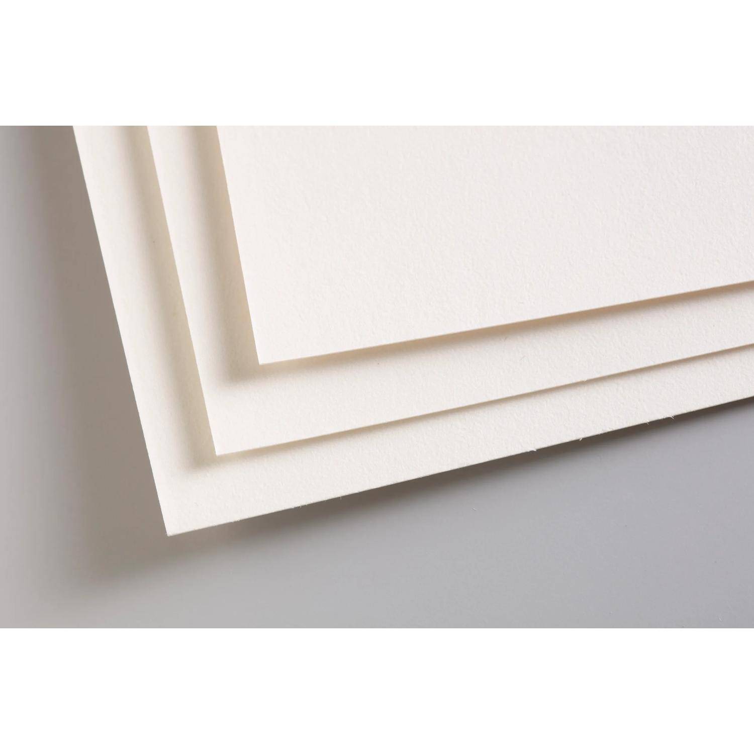 Clairefontaine Pastelmat Pastellmalerei, 5 Bogen 50x70 cm, 360g Weiß 96010C