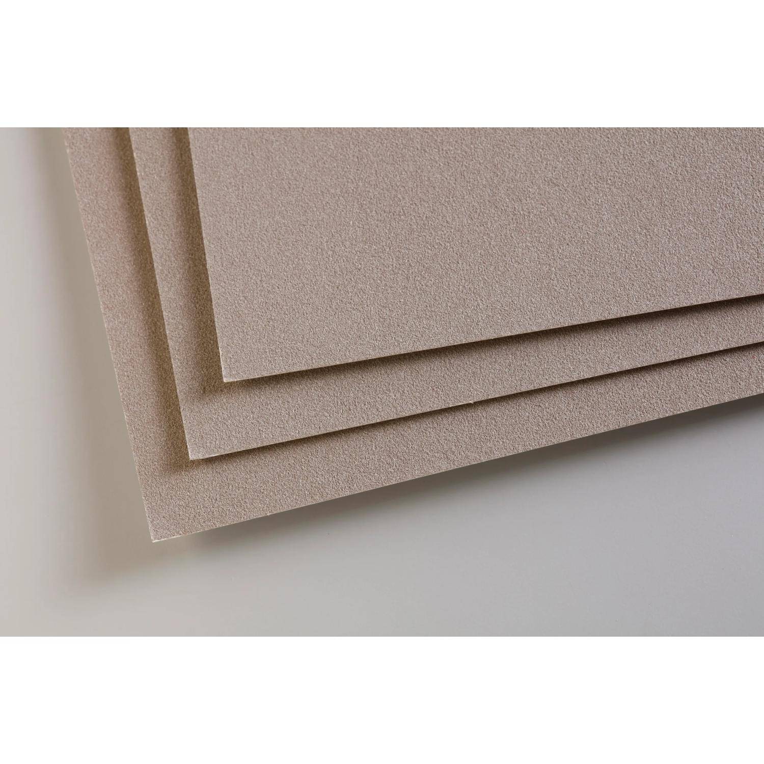 Clairefontaine Papier für Pastellmalerei, 5 Bogen 70x100cm Dunkelgrau 296019C