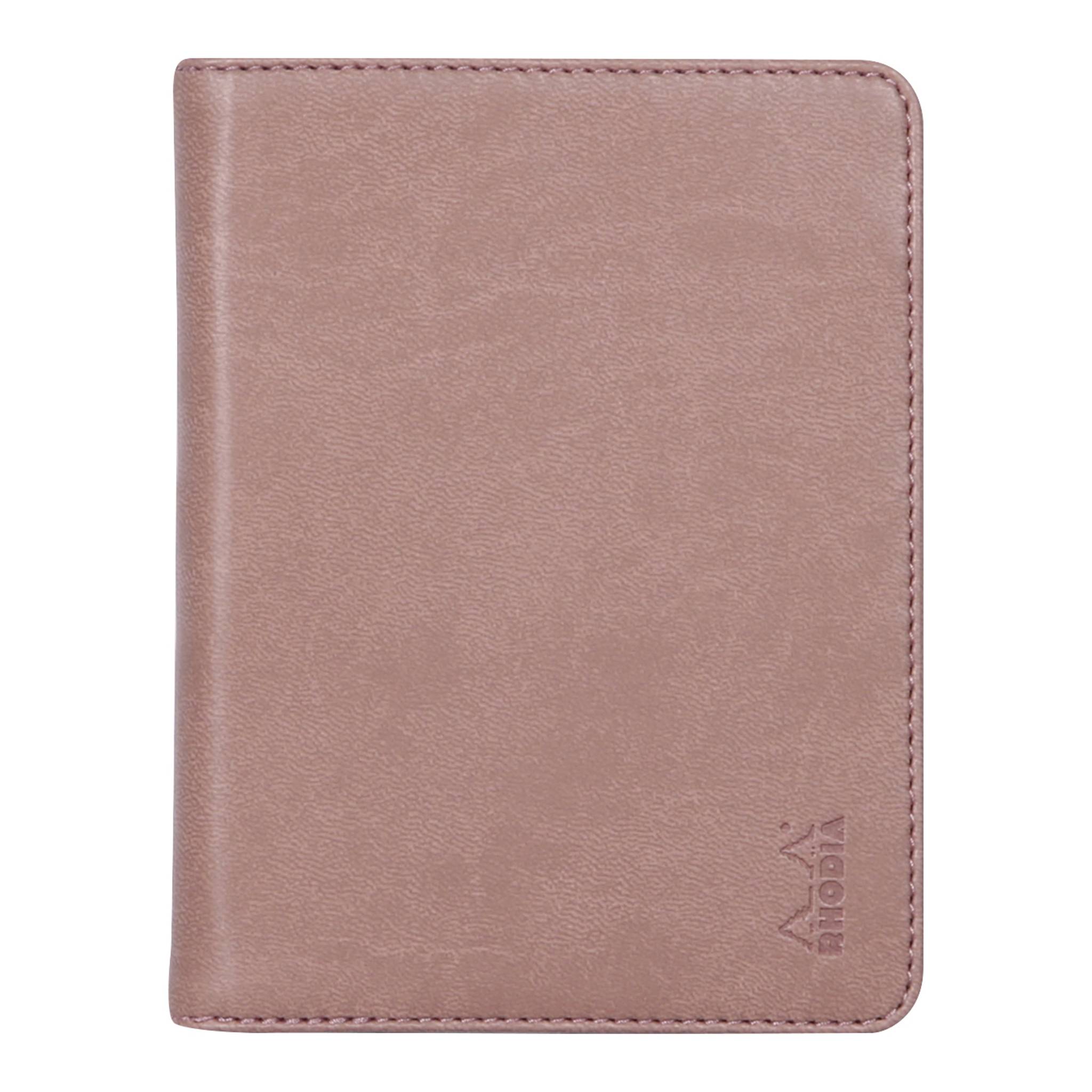 Rhodia Mappe für Block oder Notizheft B7, N°12 10,5x14 cm Rosenholz 212009C