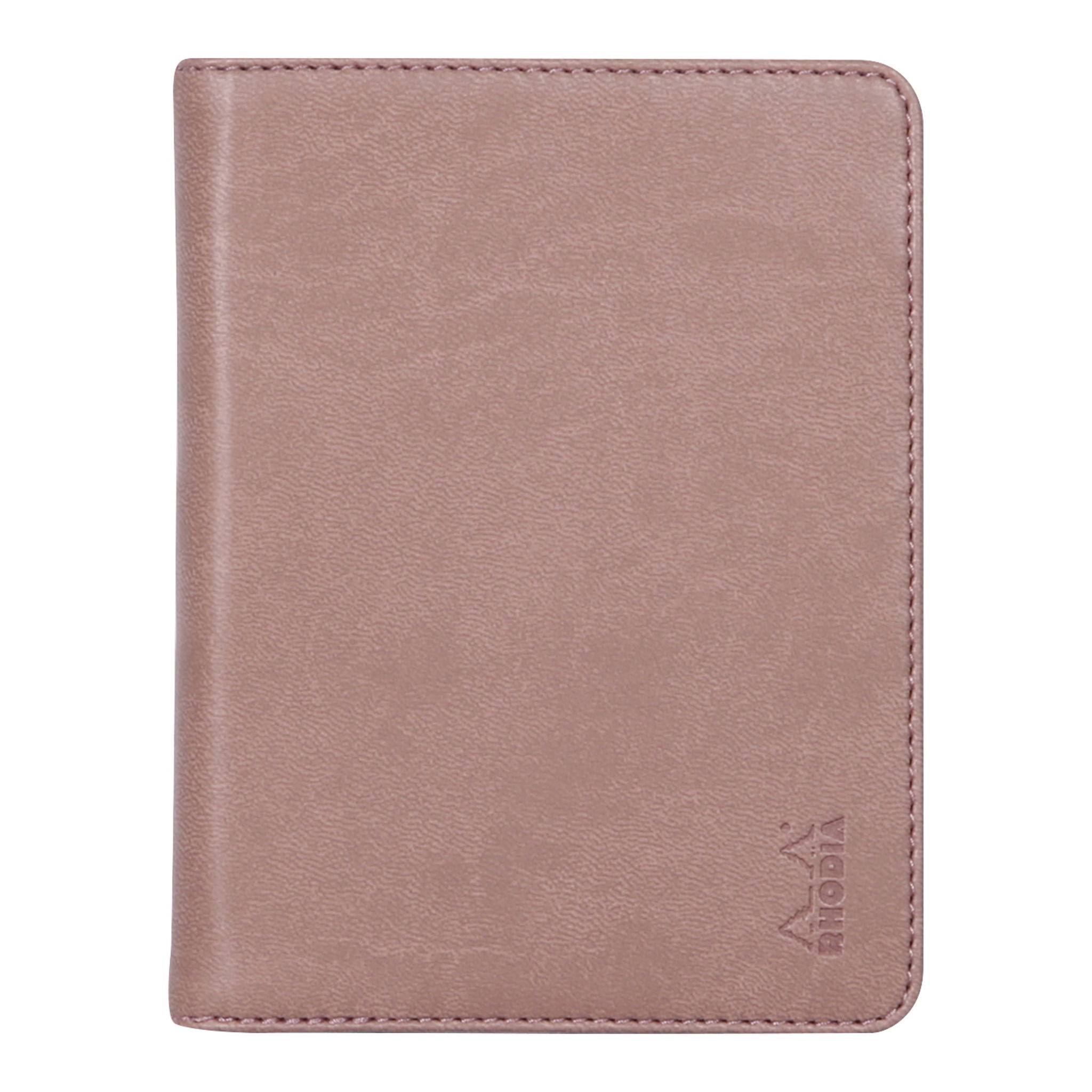 Rhodia Mappe für Block oder Notizheft B7, N°12 10,5x14 cm Rosenholz 212009C