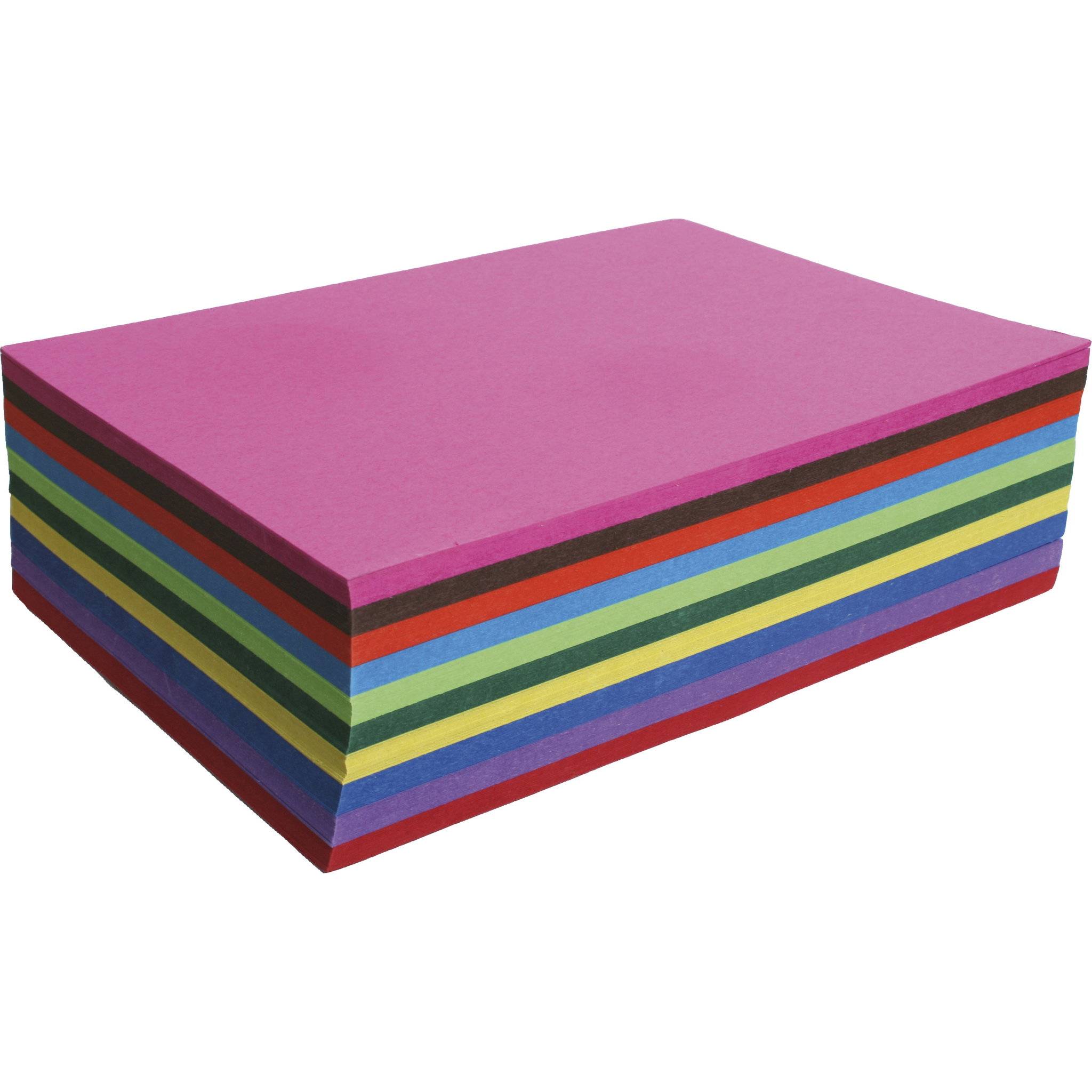 Clairefontaine Fotokarton, Packung mit 60 Bogen 50x32 cm 120g Sortierung 456399C