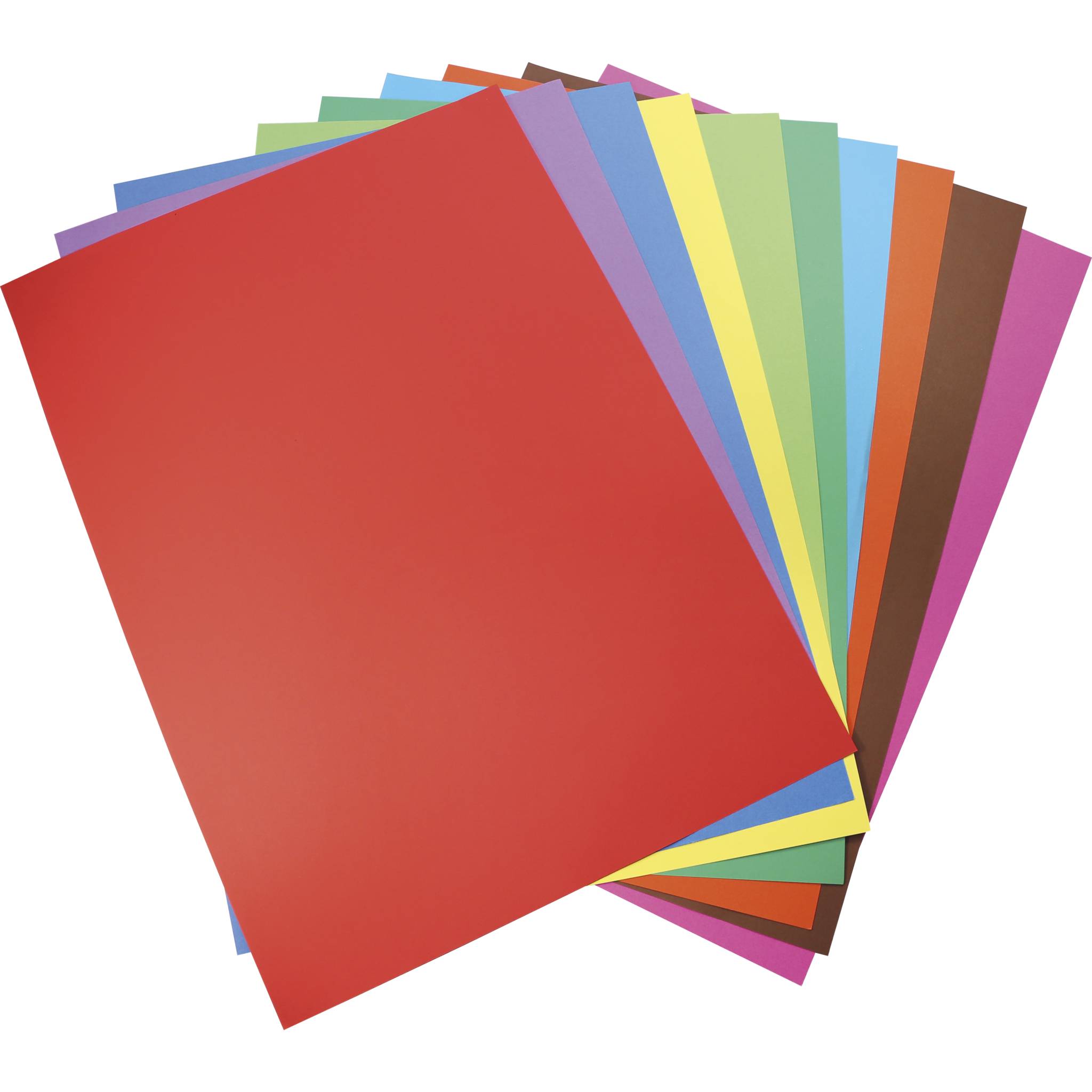 Clairefontaine Fotokarton, Packung mit 50 Bogen 50x65 cm 120g Sortierung 456299C