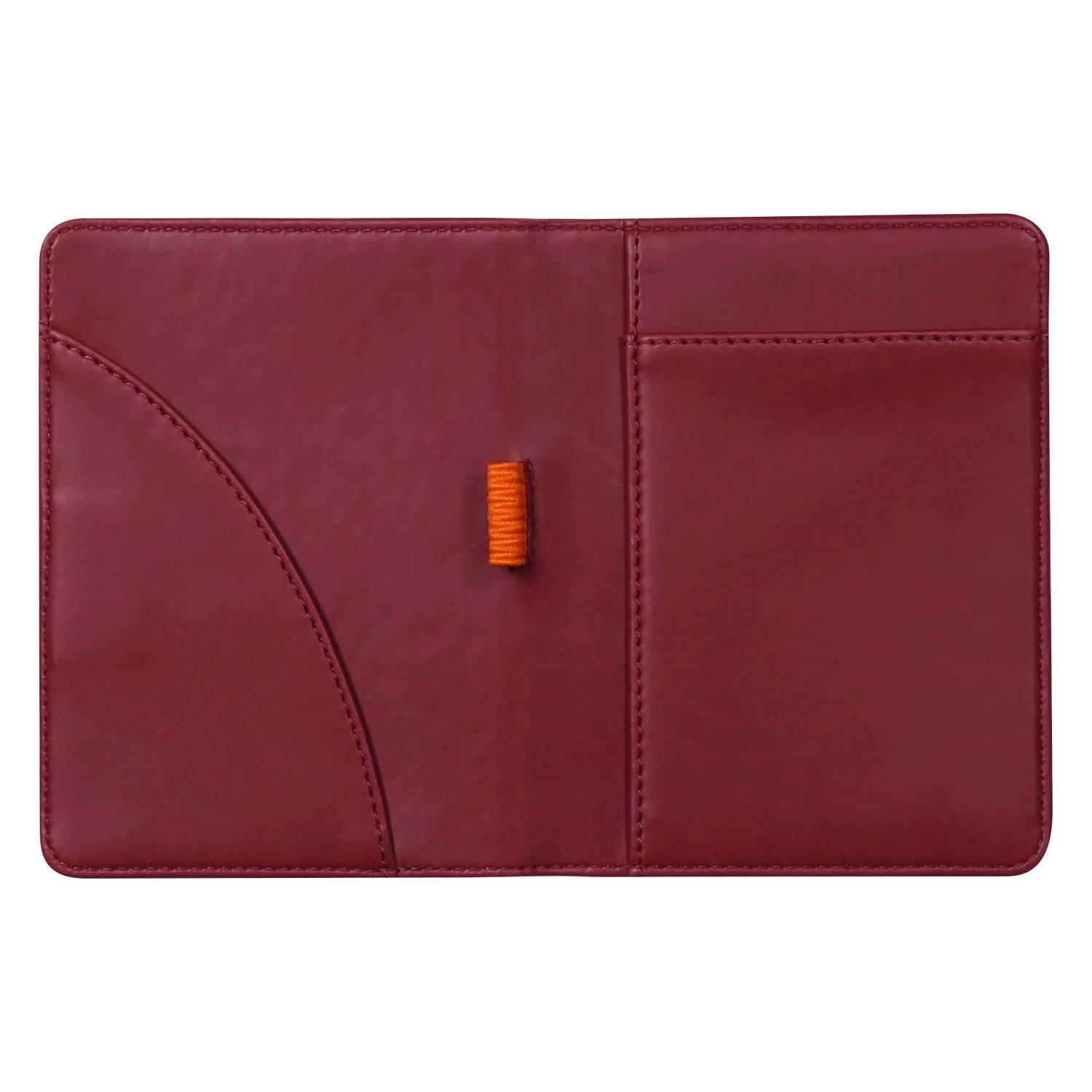 Rhodia Mappe für Block oder Notizheft B7, N°12 10,5x14 cm Weinrot 212008C