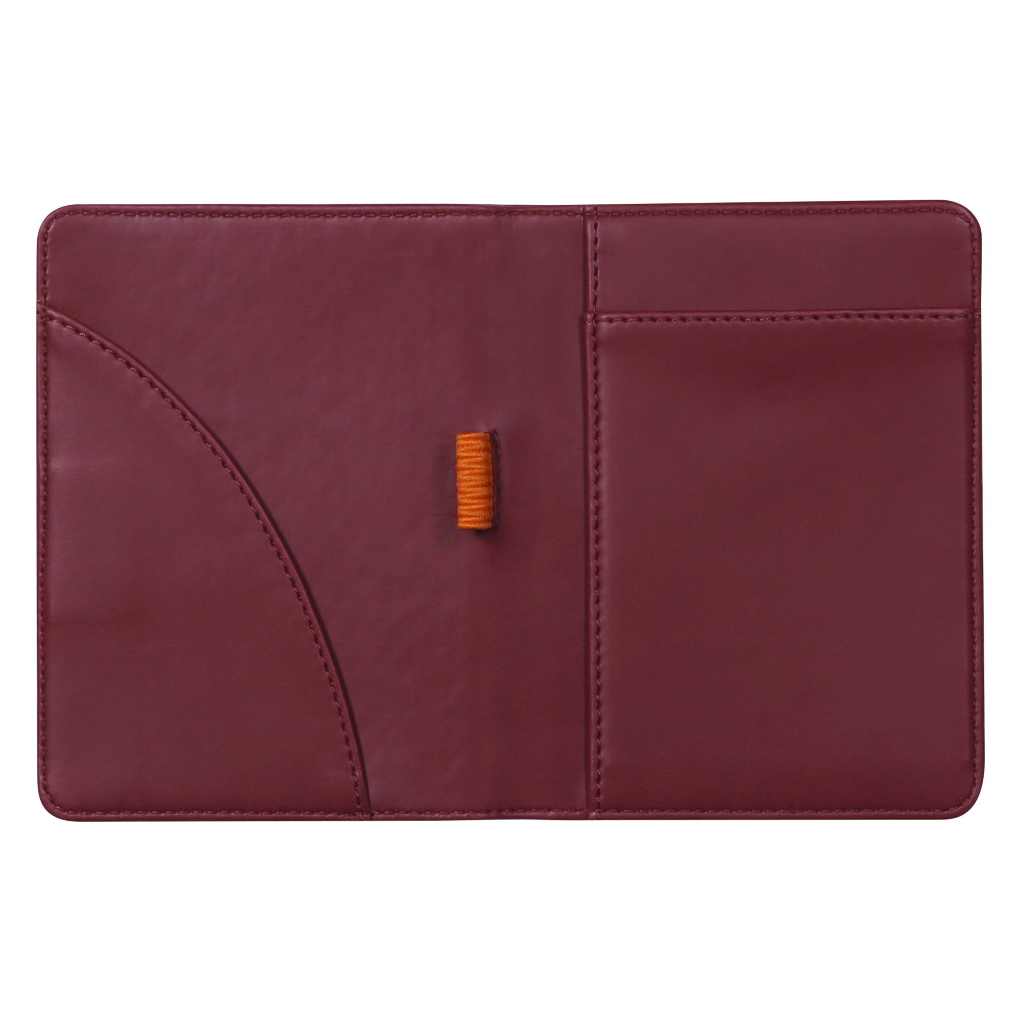 Rhodia Mappe für Block oder Notizheft B7, N°12 10,5x14 cm Weinrot 212008C