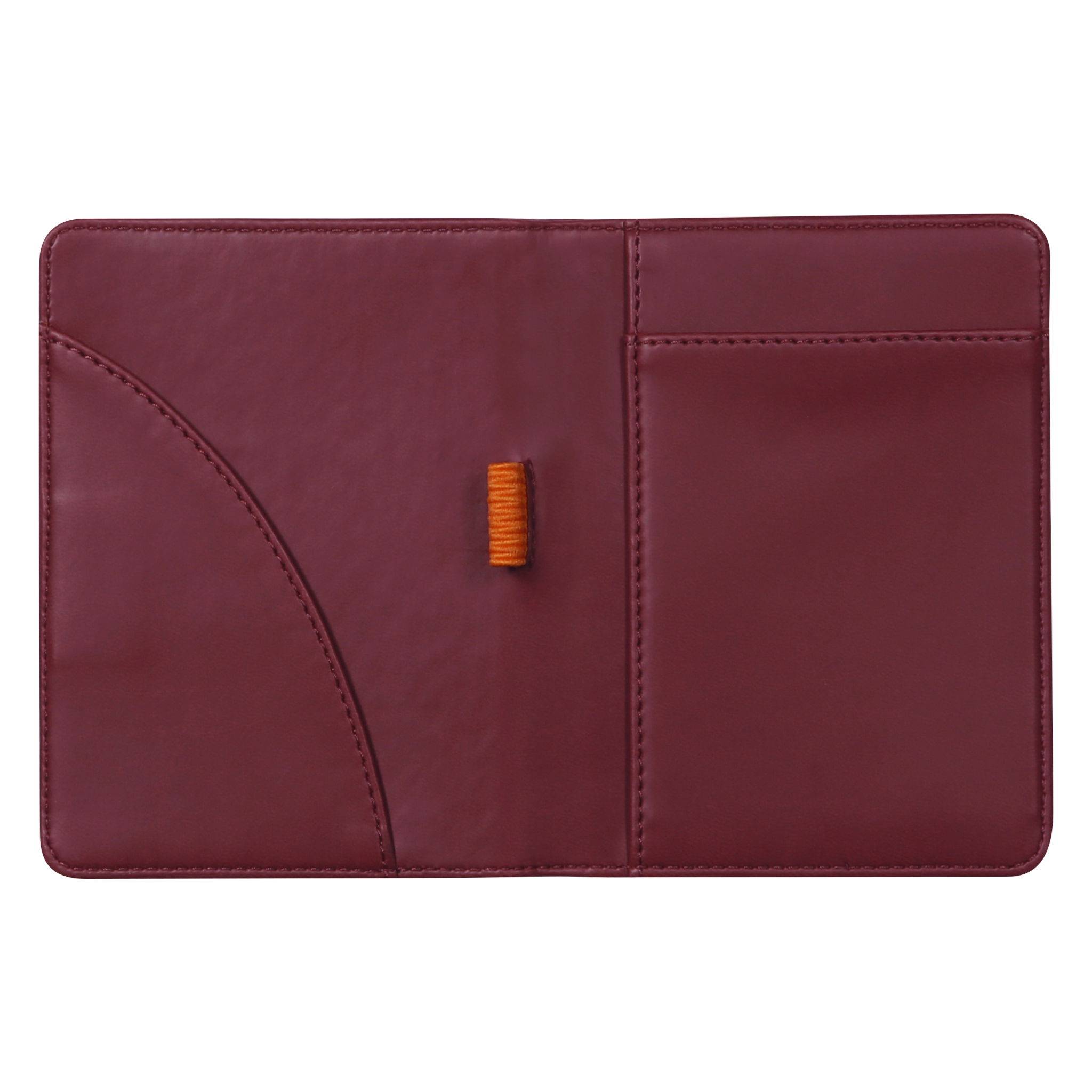 Rhodia Mappe für Block oder Notizheft B7, N°12 10,5x14 cm Weinrot 212008C