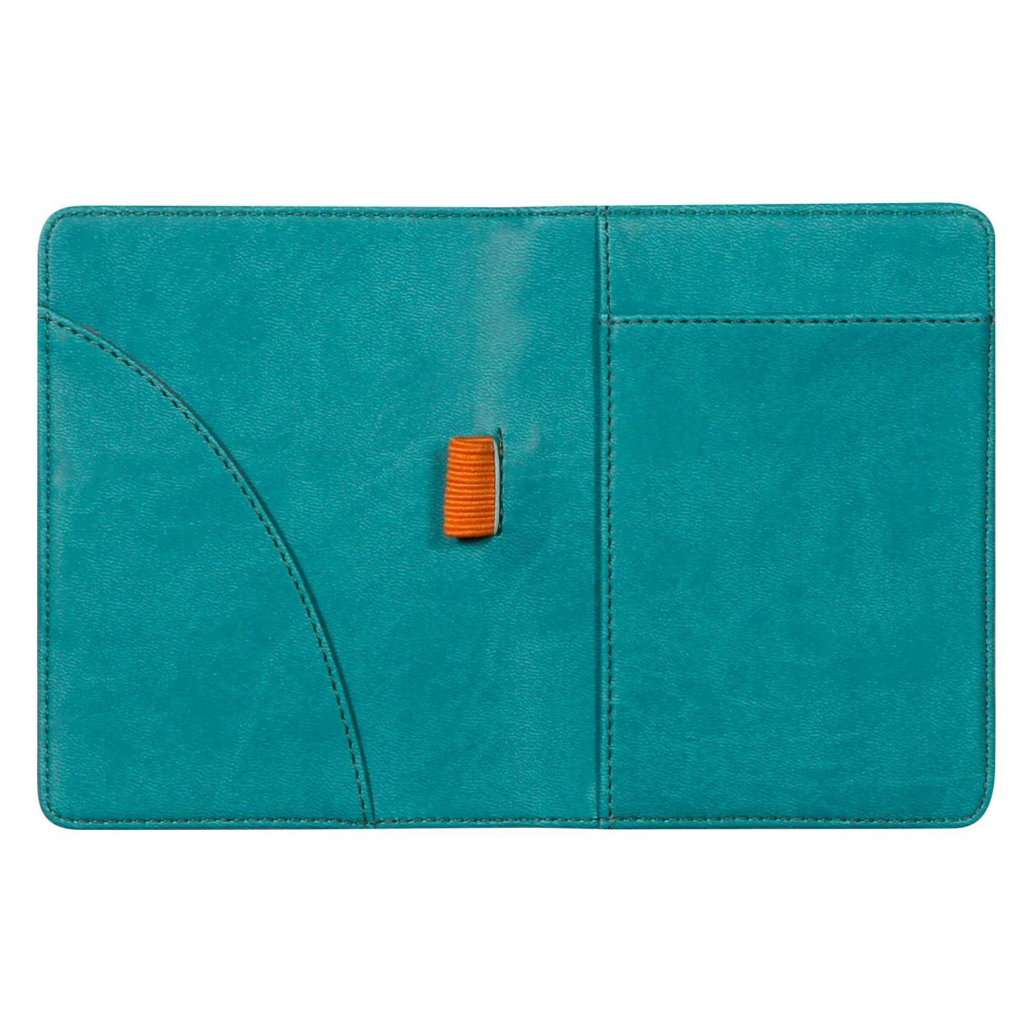 Rhodia Mappe für Block oder Notizheft B7, N°12 10,5x14 cm Pfaugrün 212004C