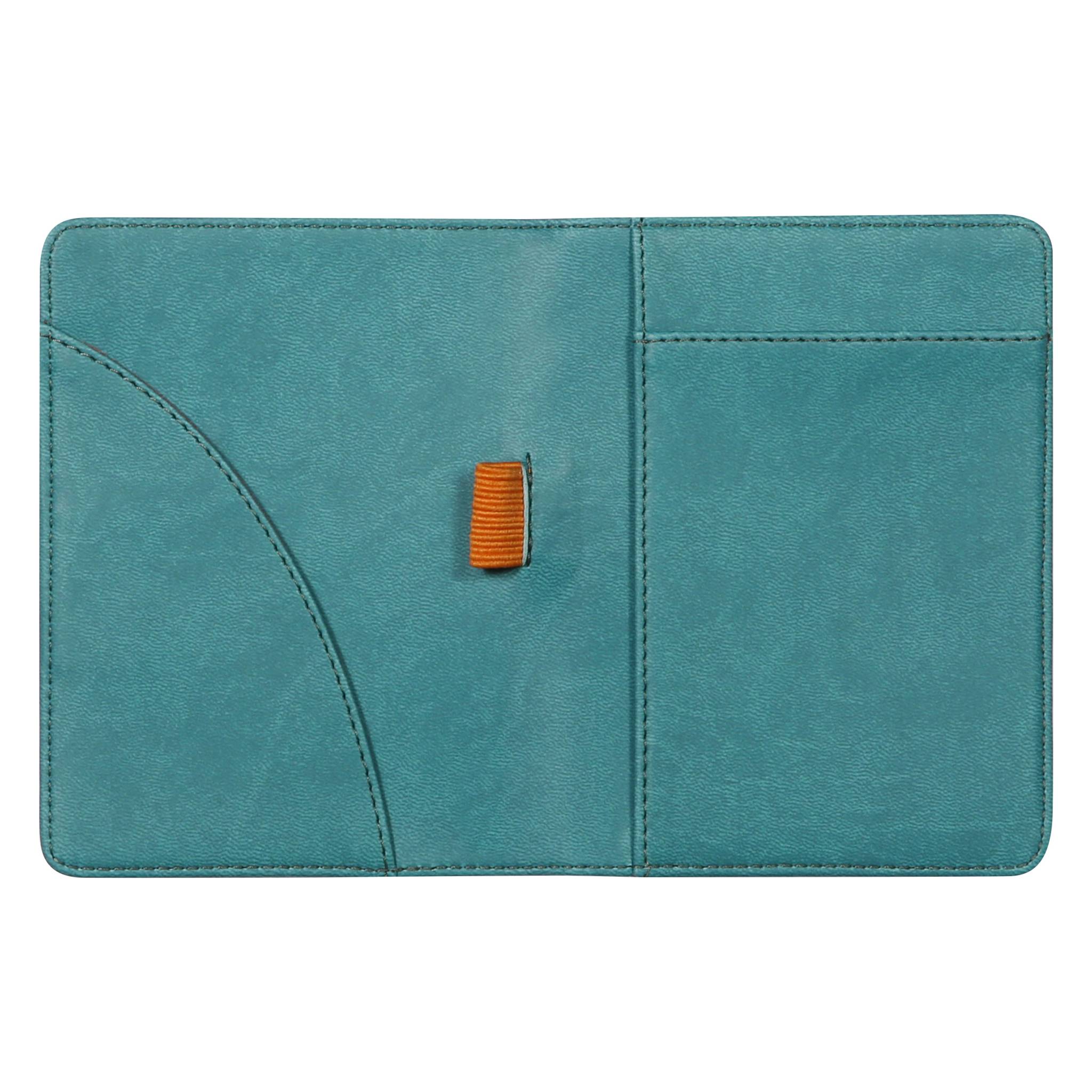 Rhodia Mappe für Block oder Notizheft B7, N°12 10,5x14 cm Pfaugrün 212004C