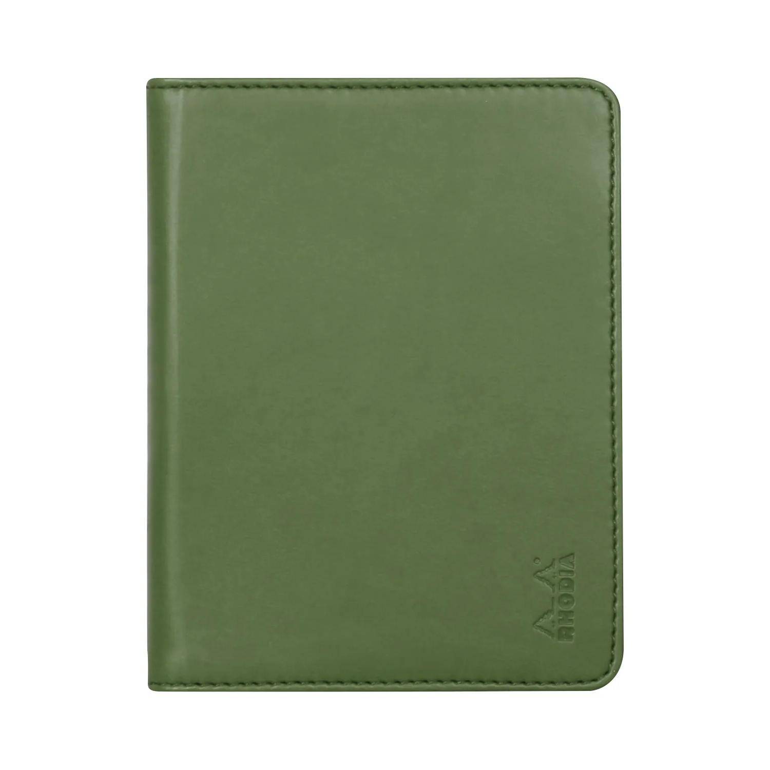 Rhodia Mappe für Block oder Notizheft B7, N°12 10,5x14 cm Salbeigrün 212003C