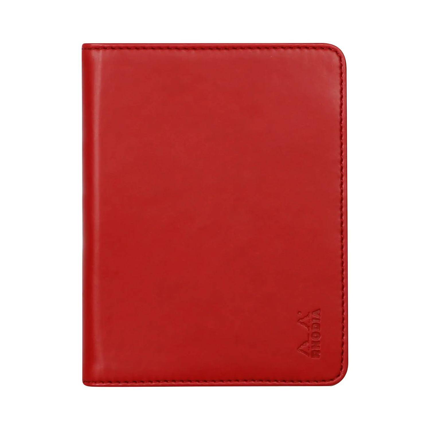 Rhodia Mappe für Block oder Notizheft B7, N°12 10,5x14 cm Mohnrot 212007C
