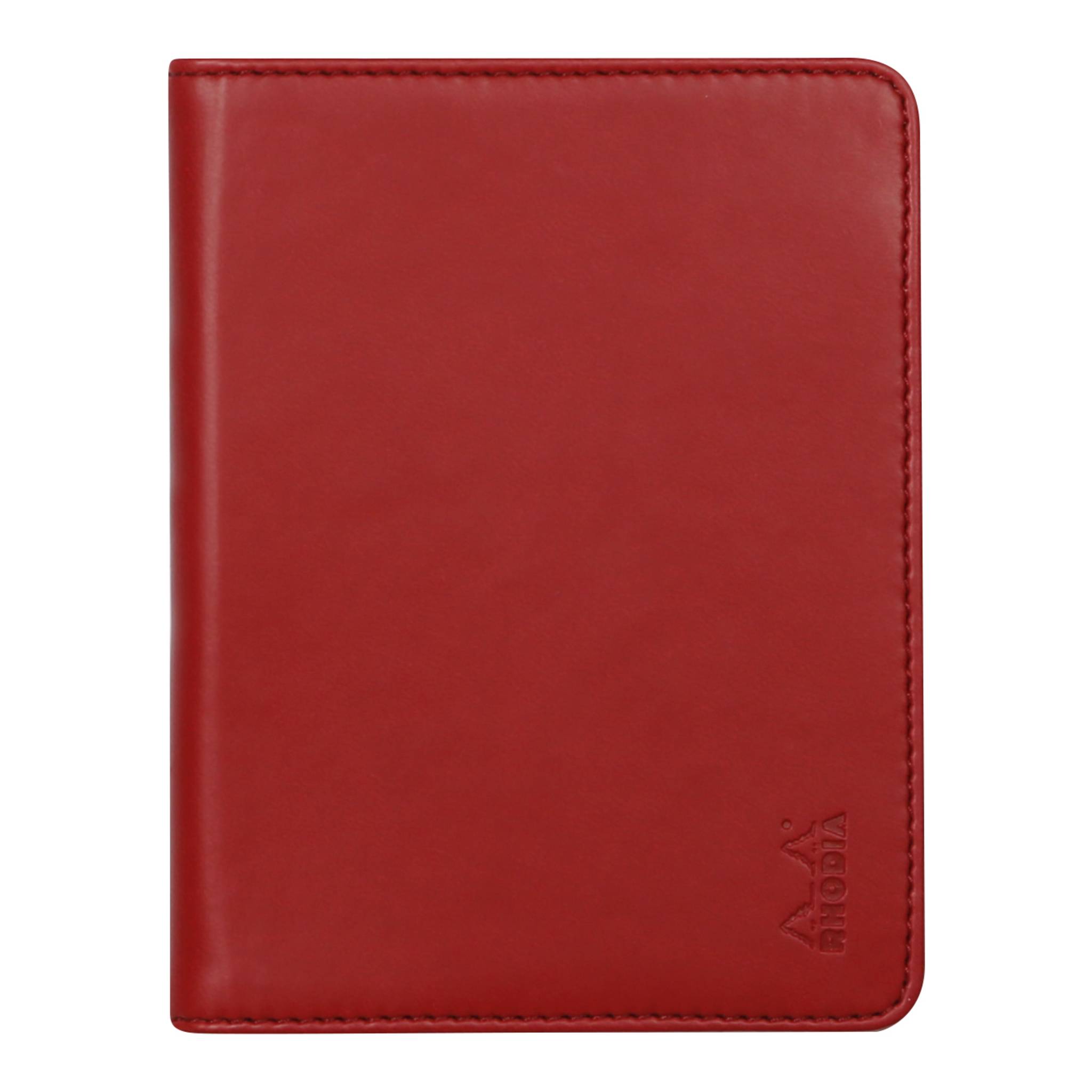 Rhodia Mappe für Block oder Notizheft B7, N°12 10,5x14 cm Mohnrot 212007C