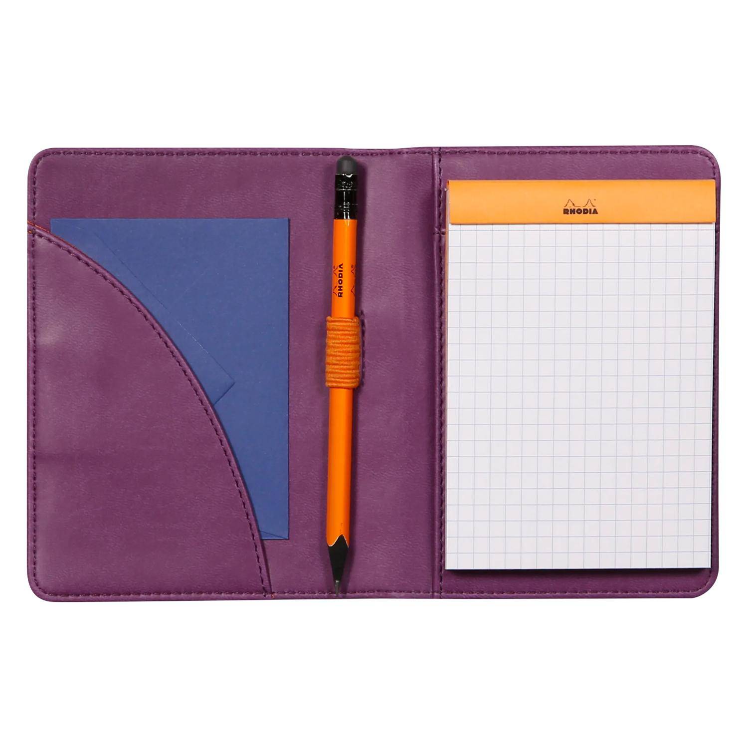 Rhodia Mappe für Block oder Notizheft B7, N°12 10,5x14 cm Violett 212006C