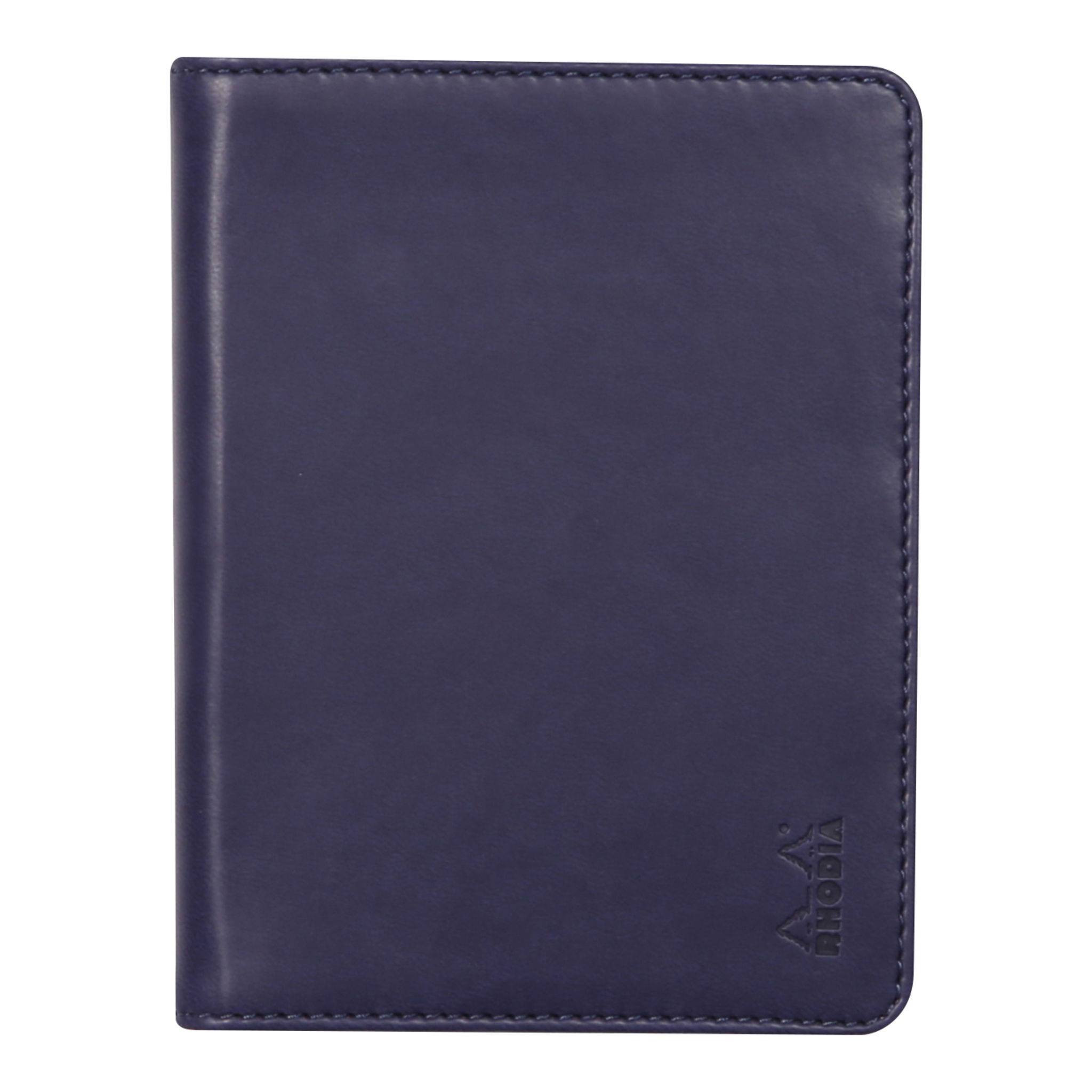 Rhodia Mappe Block oder Notizheft B7, N°12 10,5x14 cm Mitternachtsblau 212005C