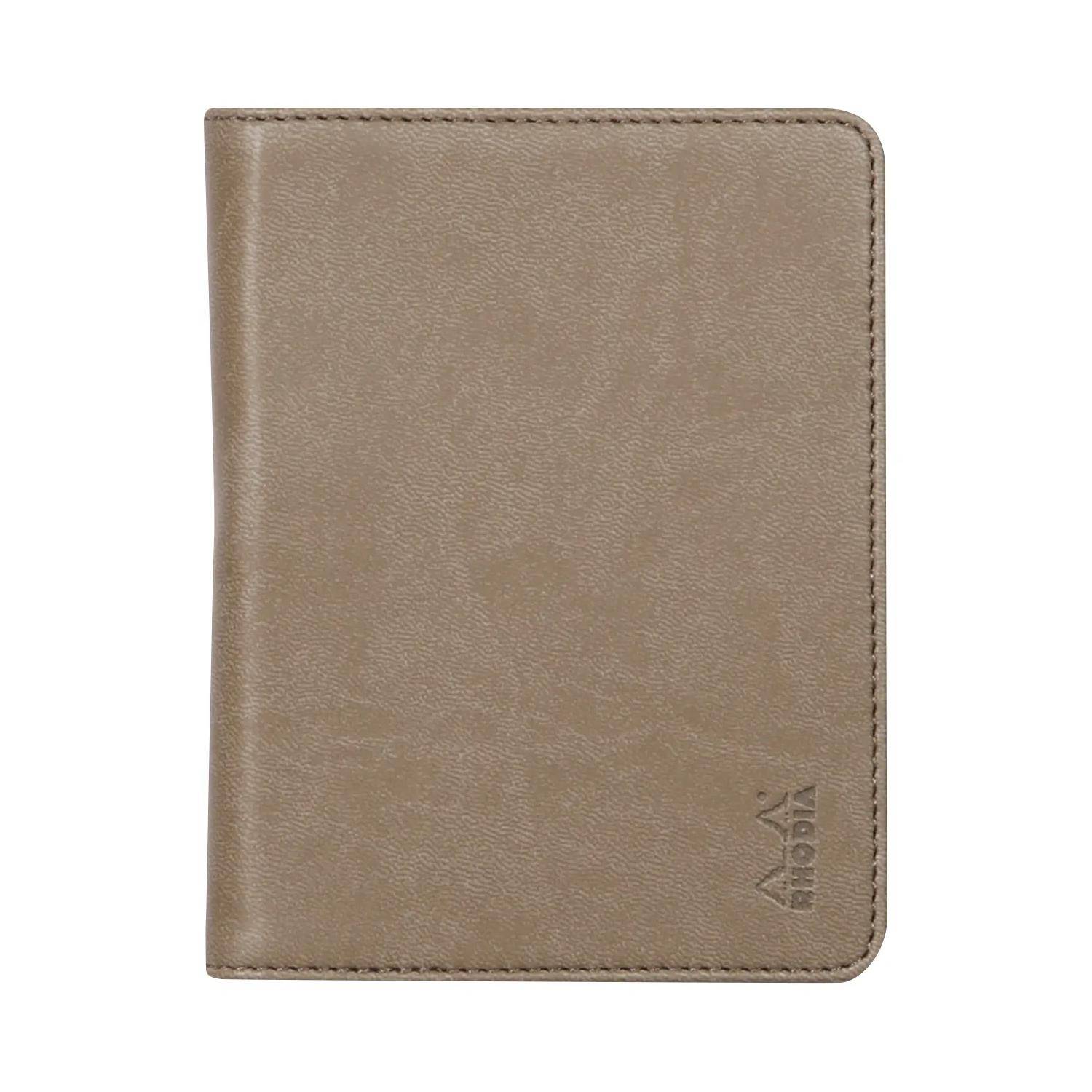 Rhodia Rhodiarama Mappe Block oder Notizheft B7, N°12 10,5x14 cm Taupe 212002C