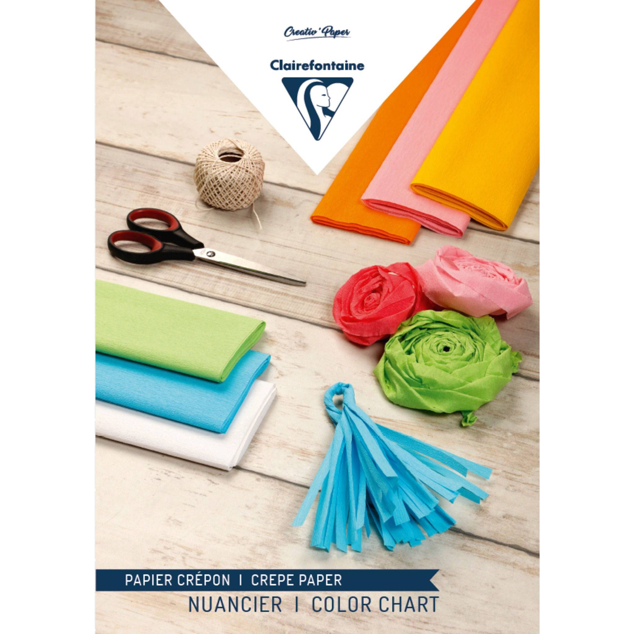 Clairefontaine Farbfächer Krepppapier 999901C