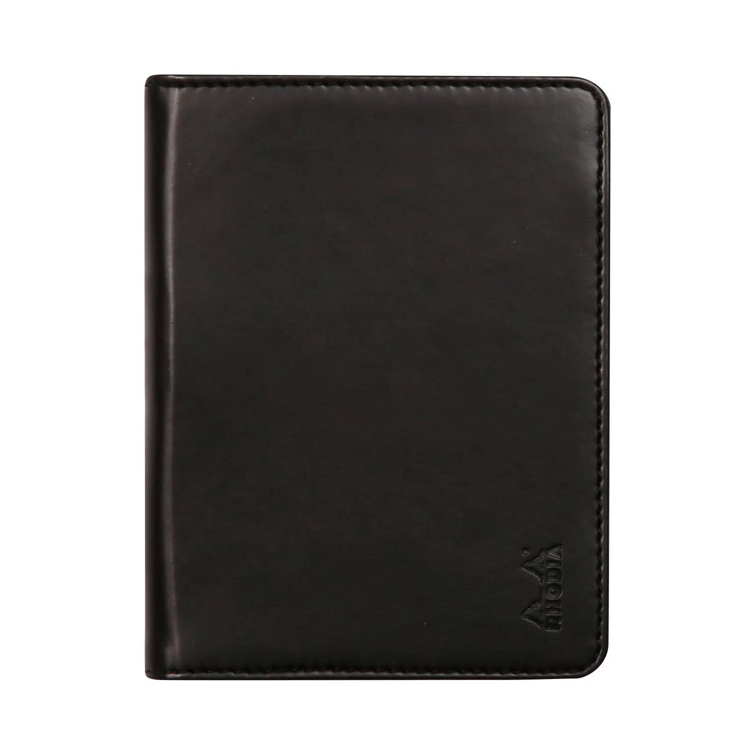 Rhodia Mappe für Block oder Notizheft B7, N°12 10,5x14 cm Schwarz 212001C