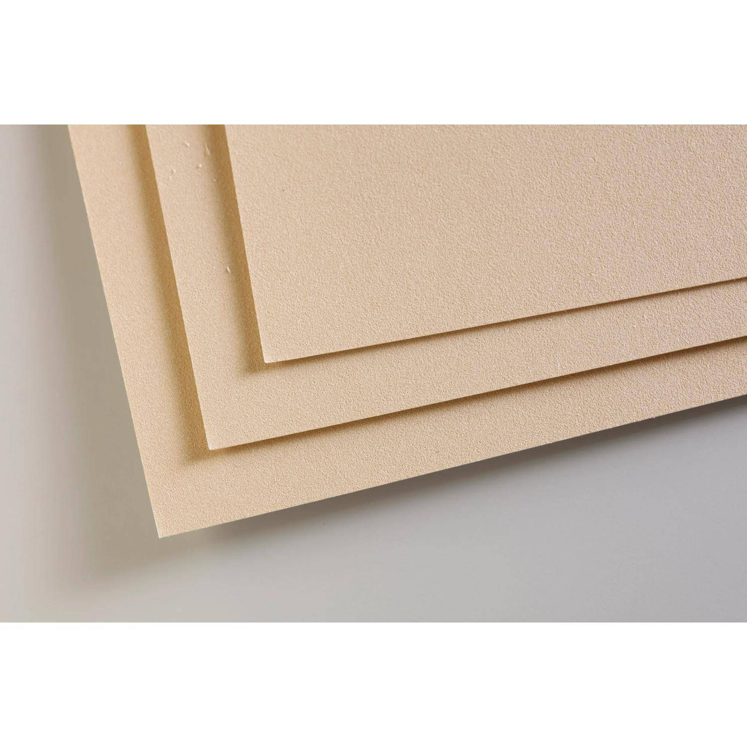 Clairefontaine Pastelmat, Papier Pastellmalerei, 5 Bogen A3, 360g Sand 696170C