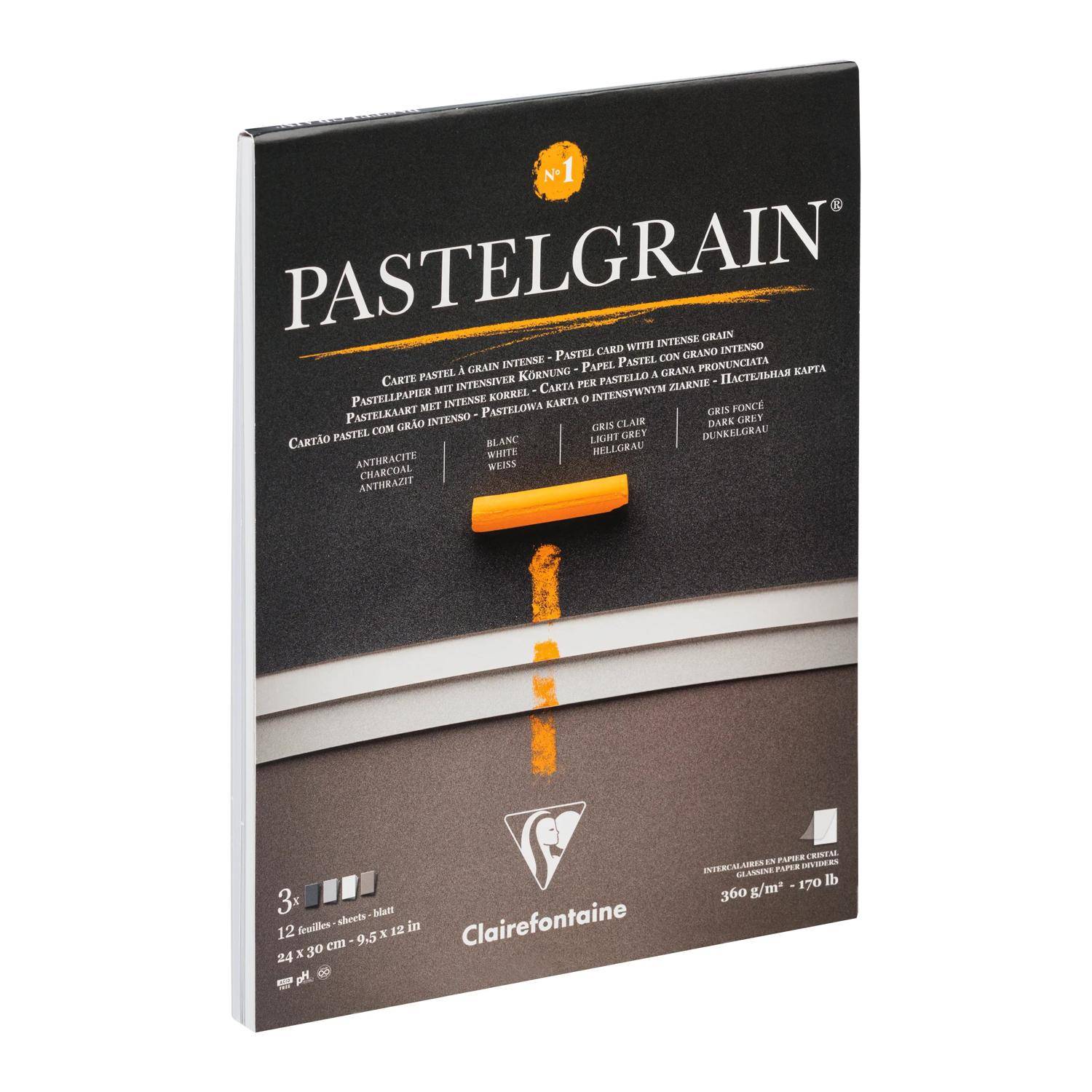 Clairefontaine Block PastelGrain n°1 24x30 cm 12 Blatt, 360g 976058C