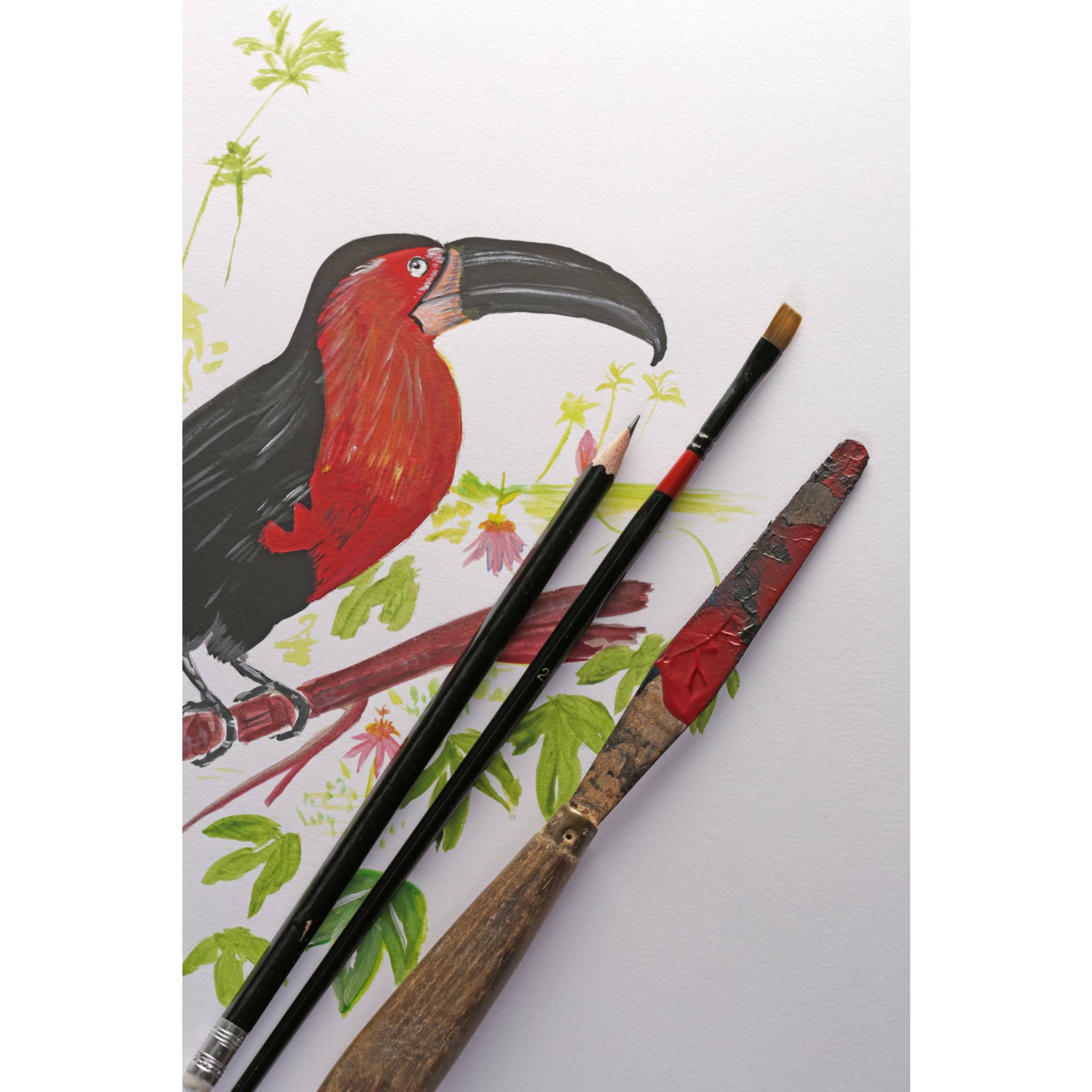 Clairefontaine PaintON feinkörnig, 10 Bogen 70x100 cm, 250g, weiß - Weiß 975538C