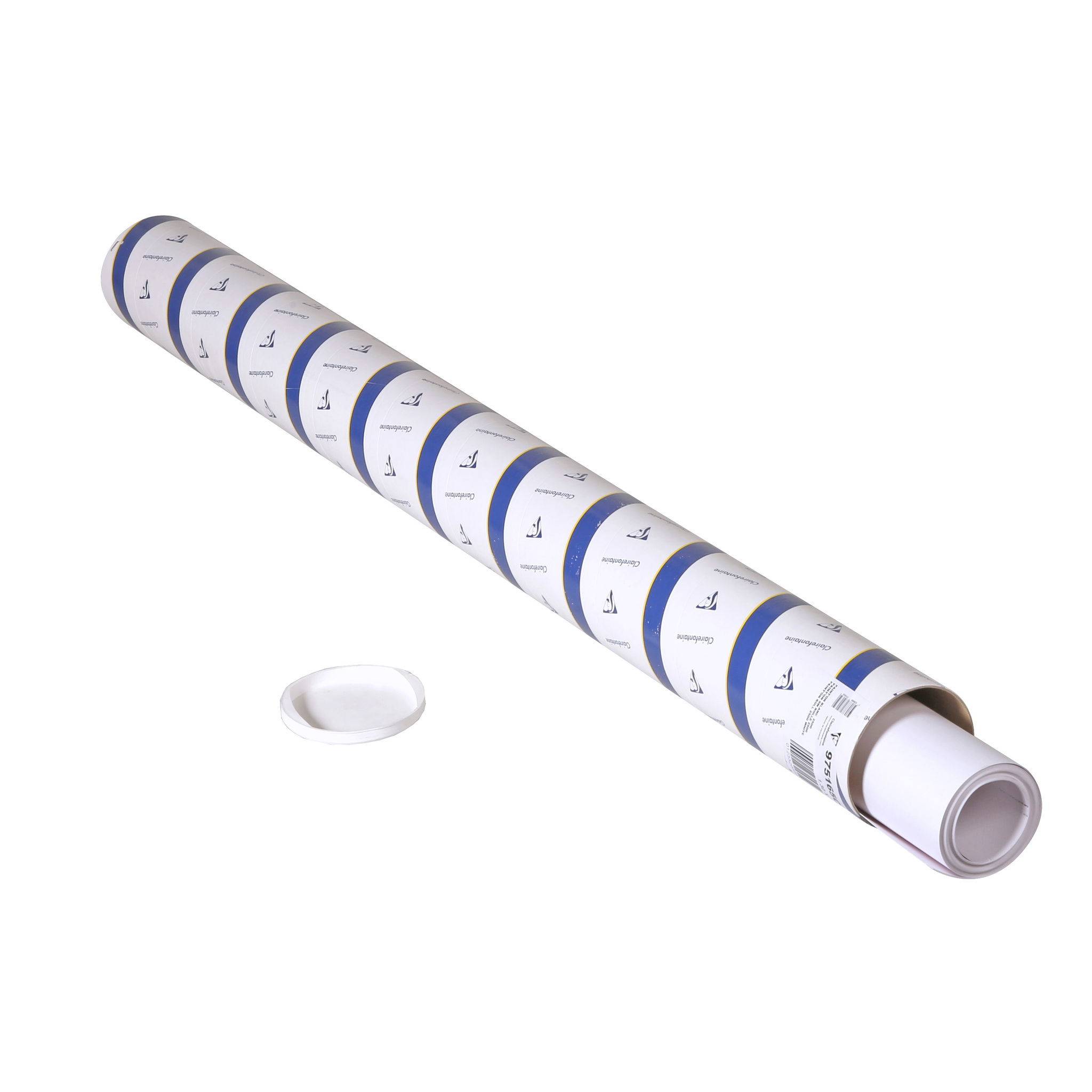 Clairefontaine PaintON à grain/gekörnt, Rolle 1,3x10 m, 250g Weiß 975165C