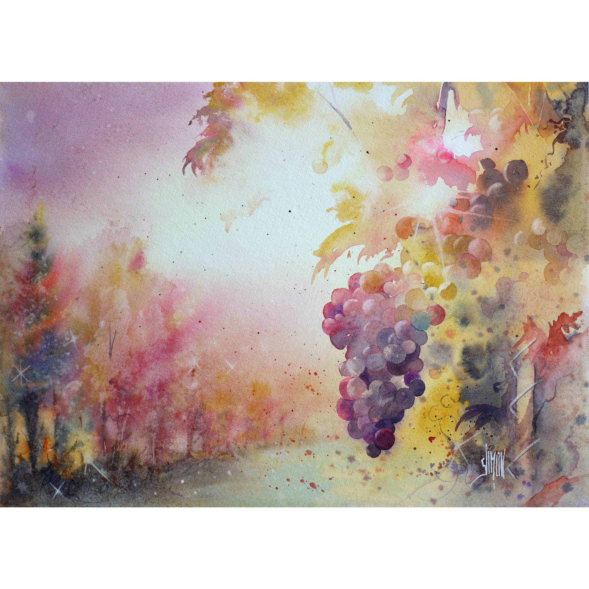 Clairefontaine Aquarellblock Fontaine Hadern, 24x30cm, 12 Blatt weiß 96314C