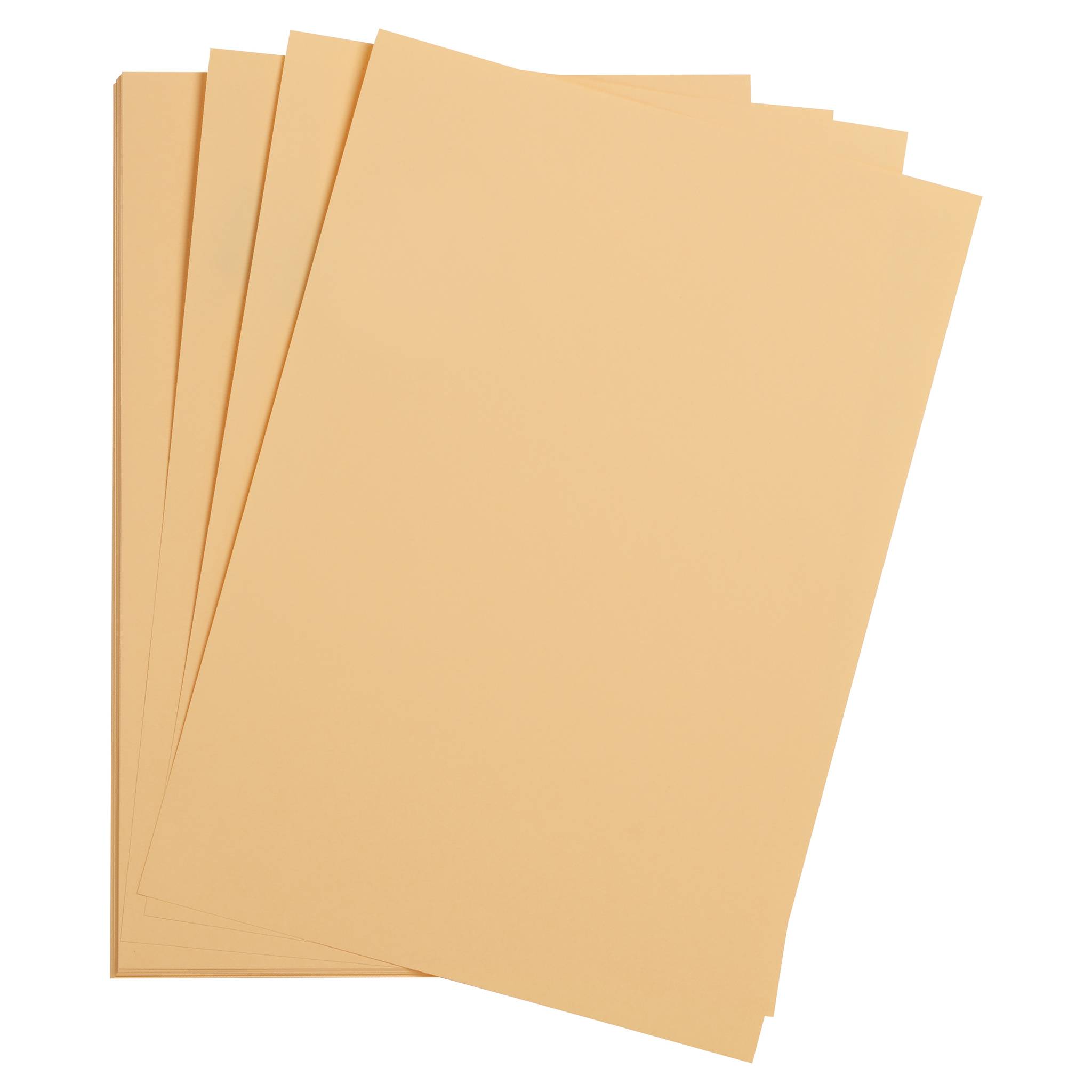 Clairefontaine Maya Bastelkarton A1 185g 25 Bogen - Aprikose 975664C