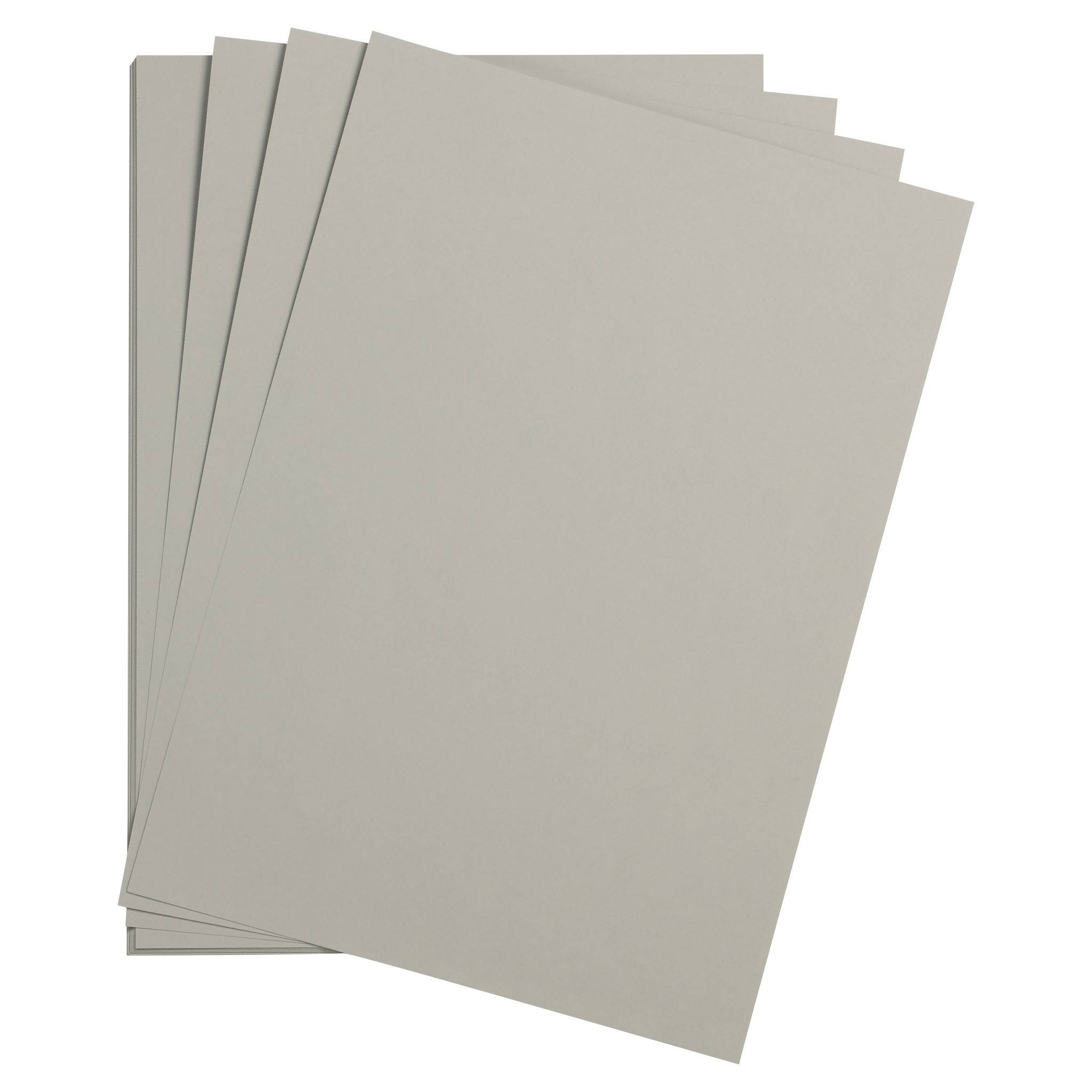 Clairefontaine Maya Bastelkarton A1 185g 25 Bogen - Hellgrau 975672C