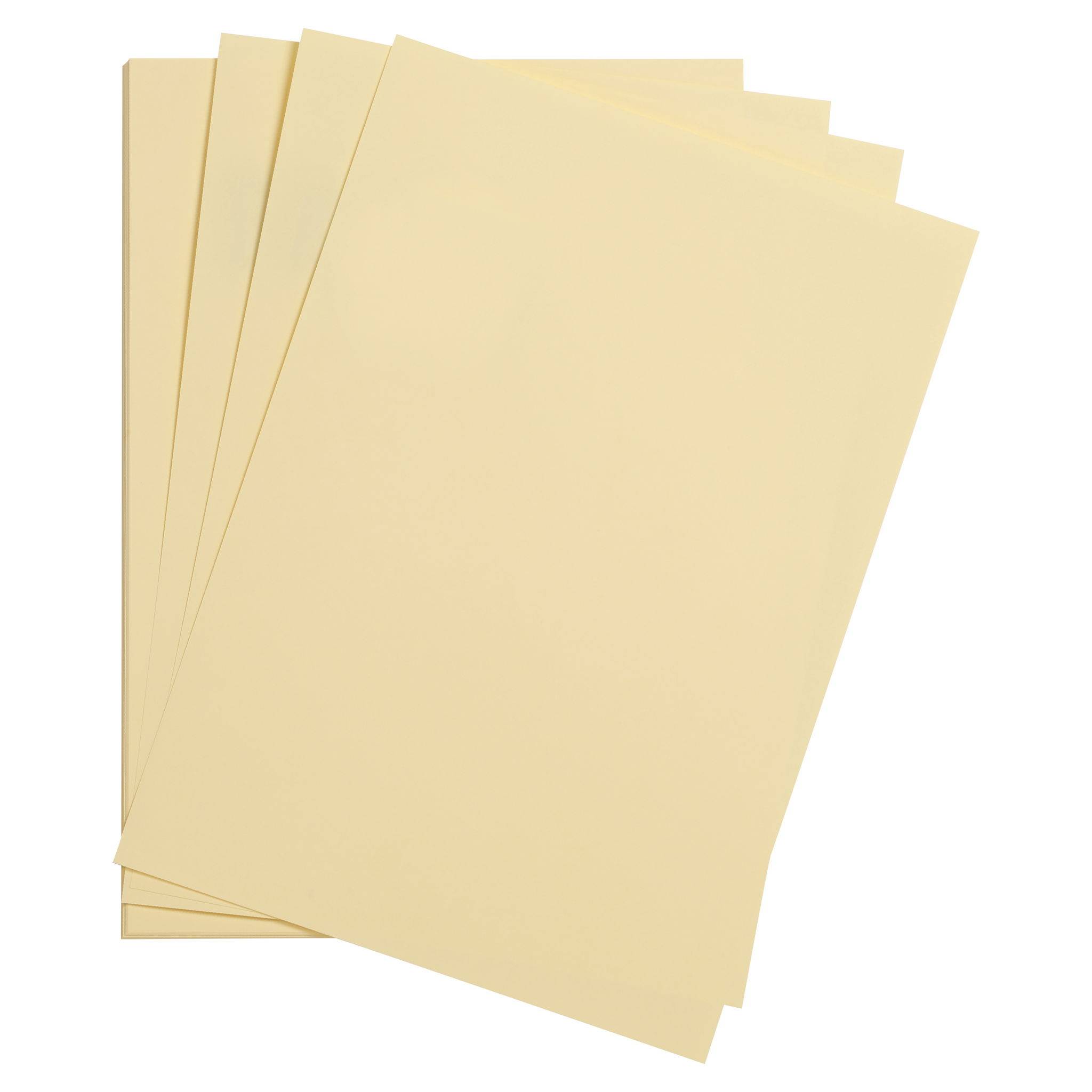 Bastelkarton Maya 185g/qm A3 VE=25 Blatt chamois