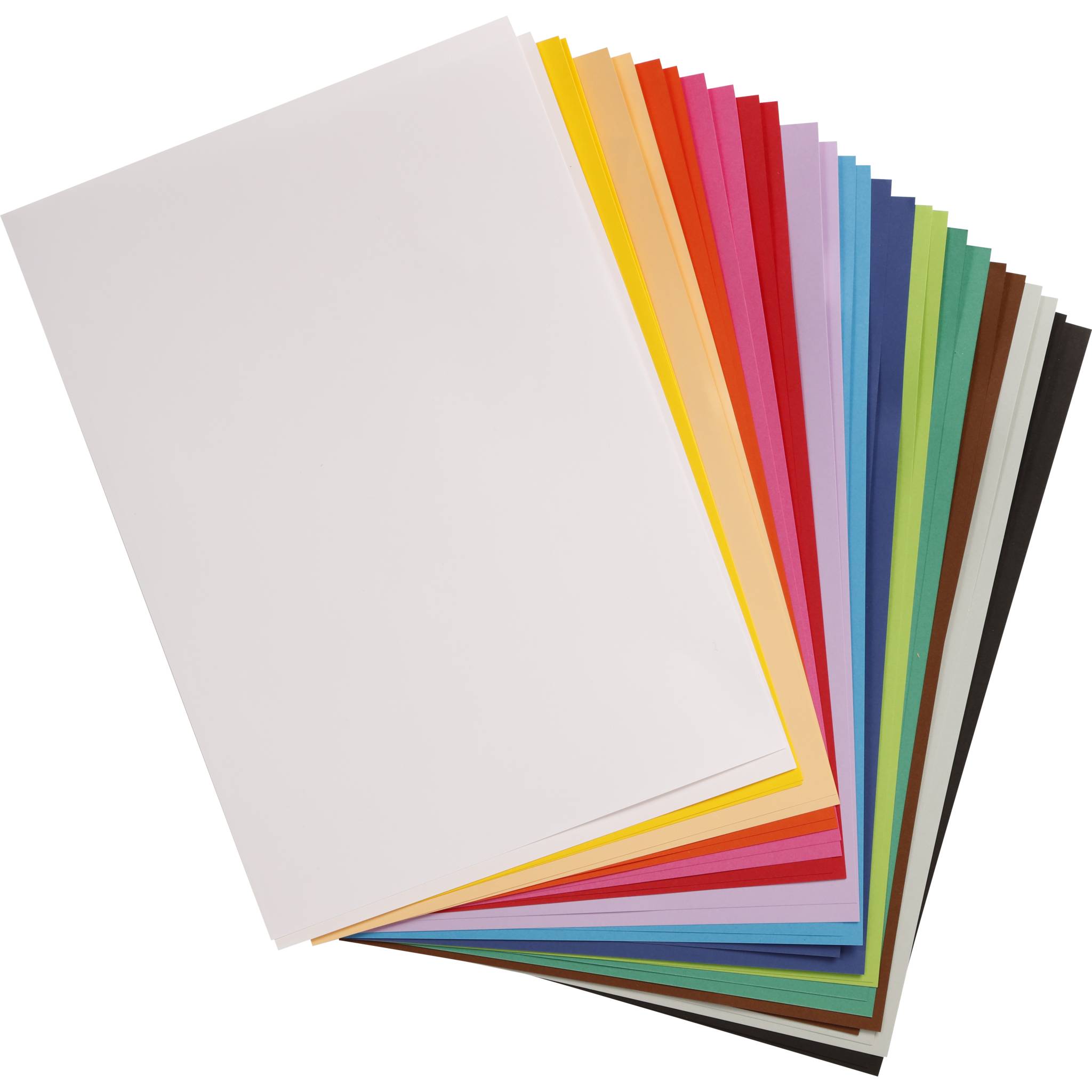 Clairefontaine Bastelkarton 50x70cm 2x14 Bogen Lebendige Farben sort. 975498C