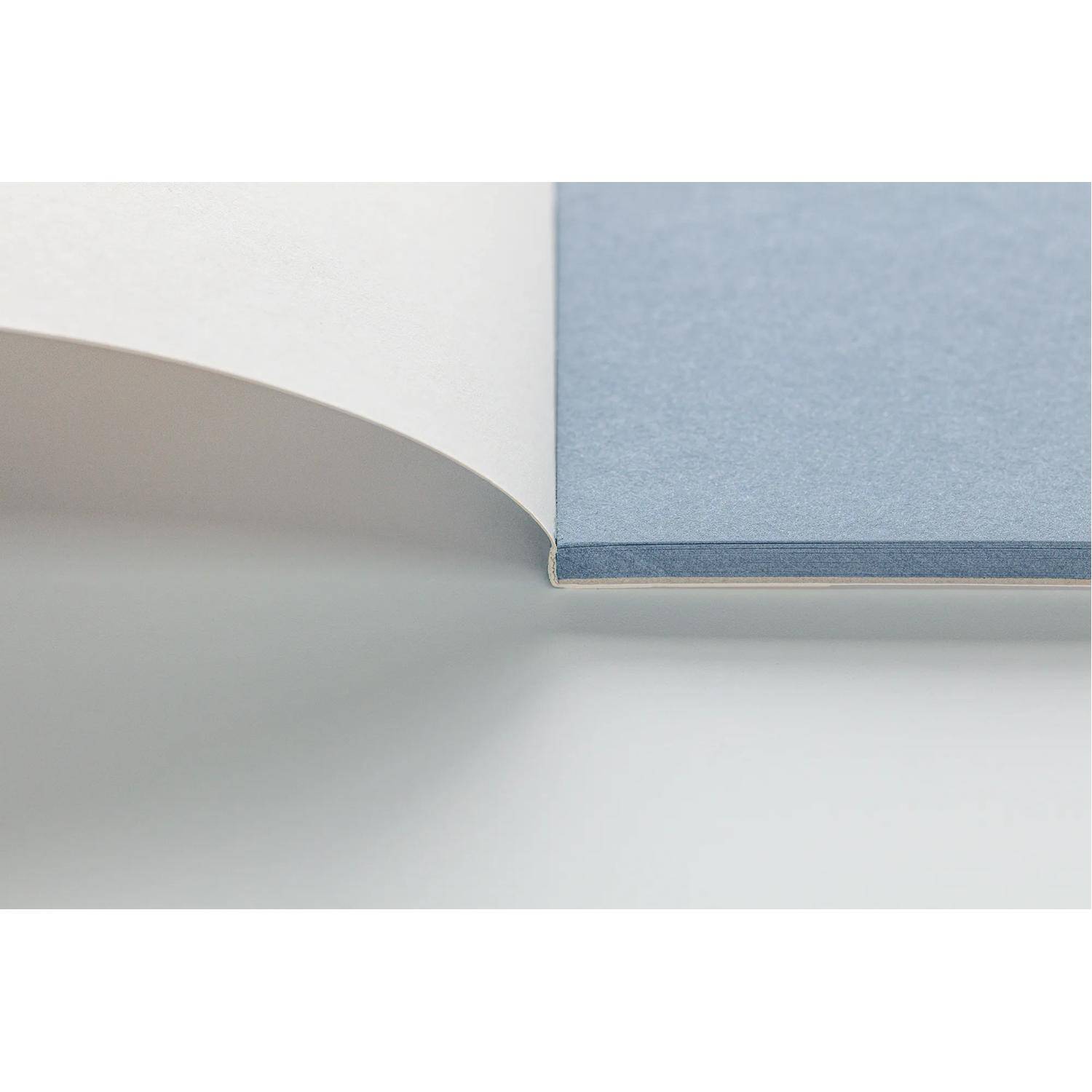 Clairefontaine Denim, Block A2, kopfseitig geleimt, 15 Blatt denimblau 975703C