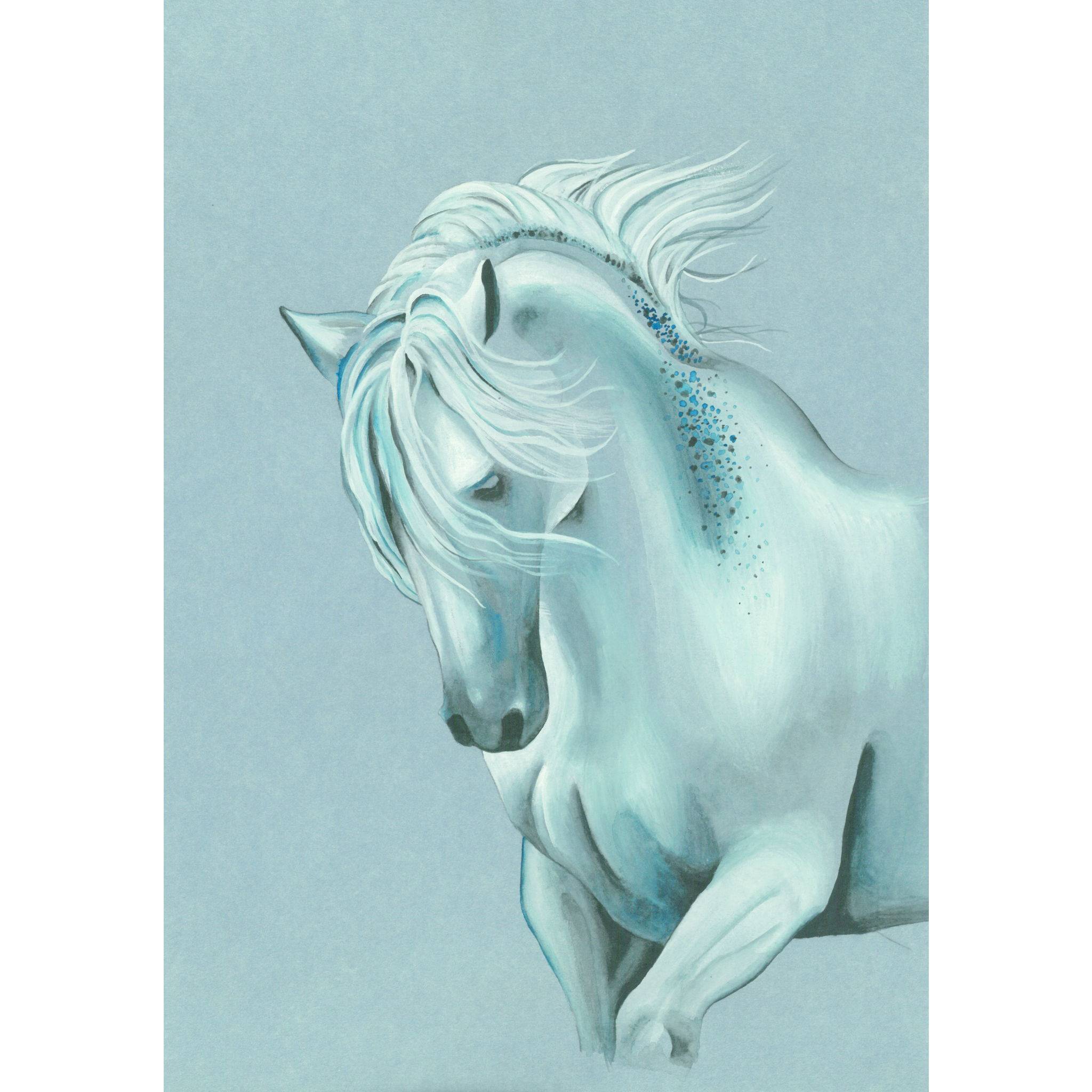 Clairefontaine 2x Denim, Block A3, kopfseitig geleimt 15 Blatt denimblau 975702C